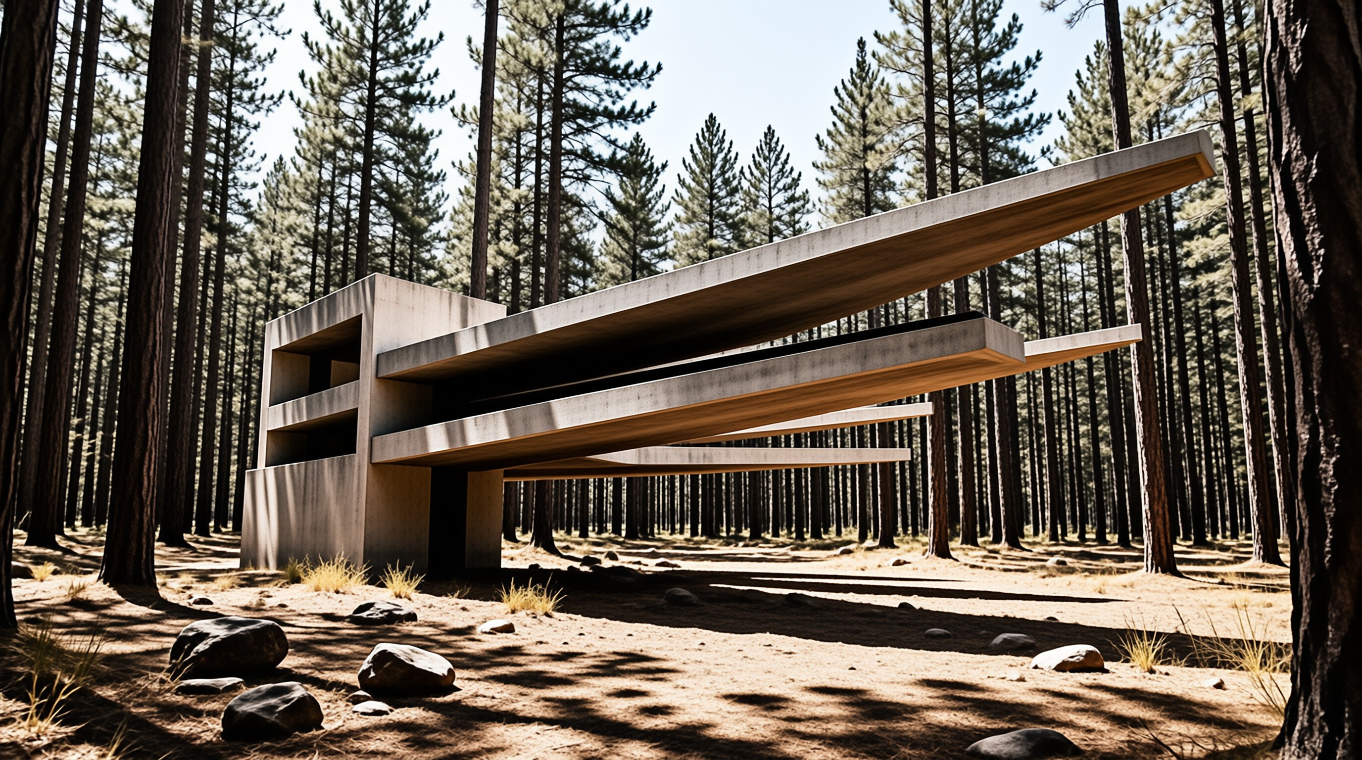 Modern Architecture in Forest