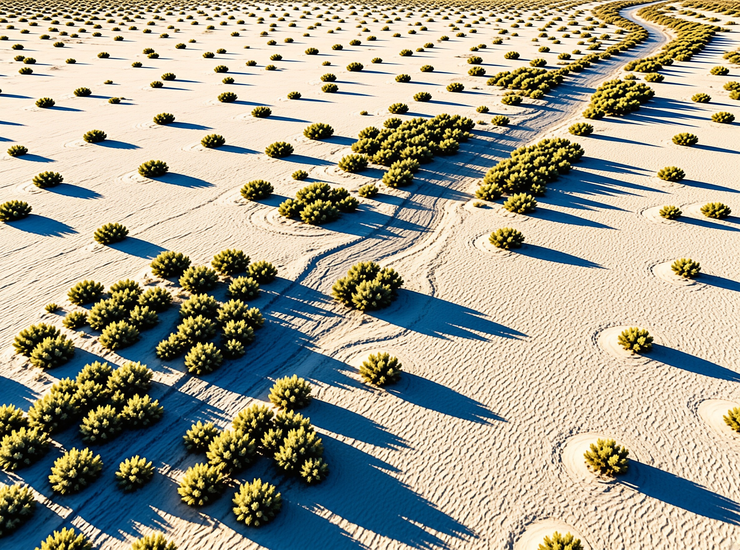 Desert Shrubs Landscape