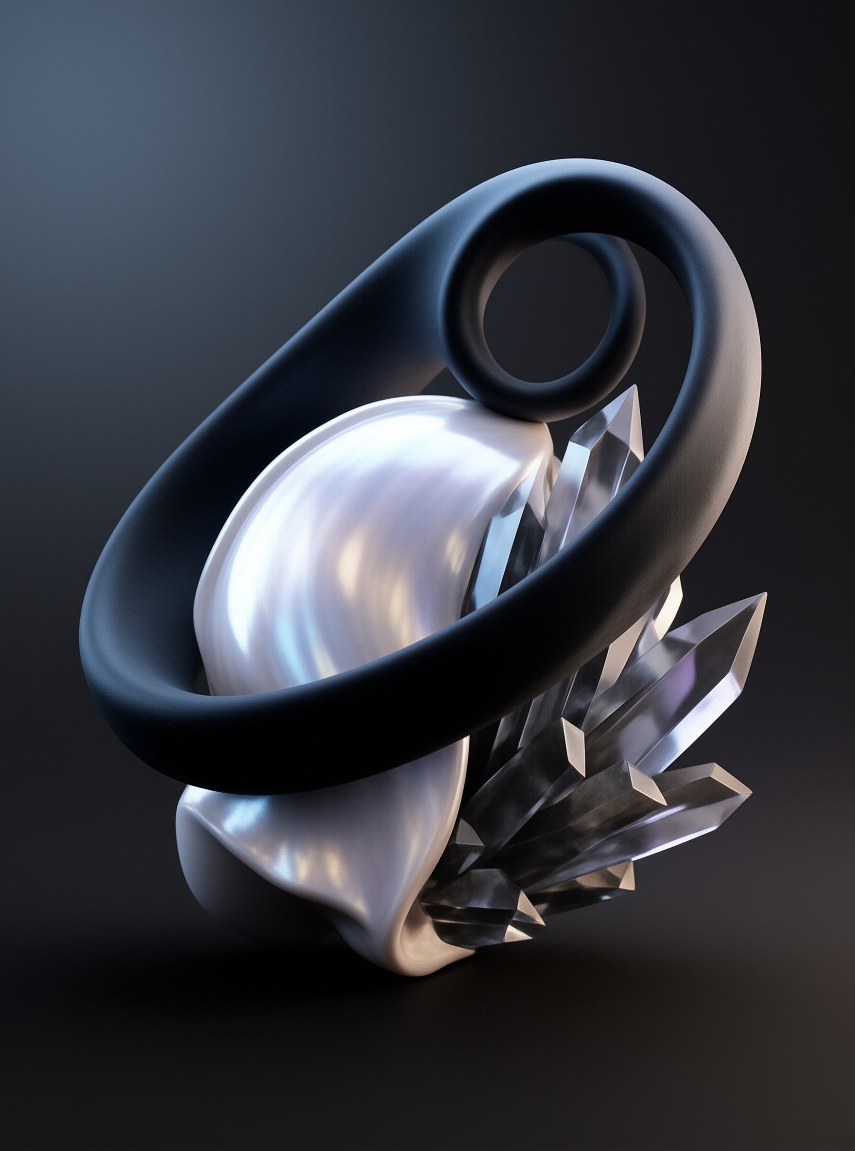 Abstract Geometric Sculpture