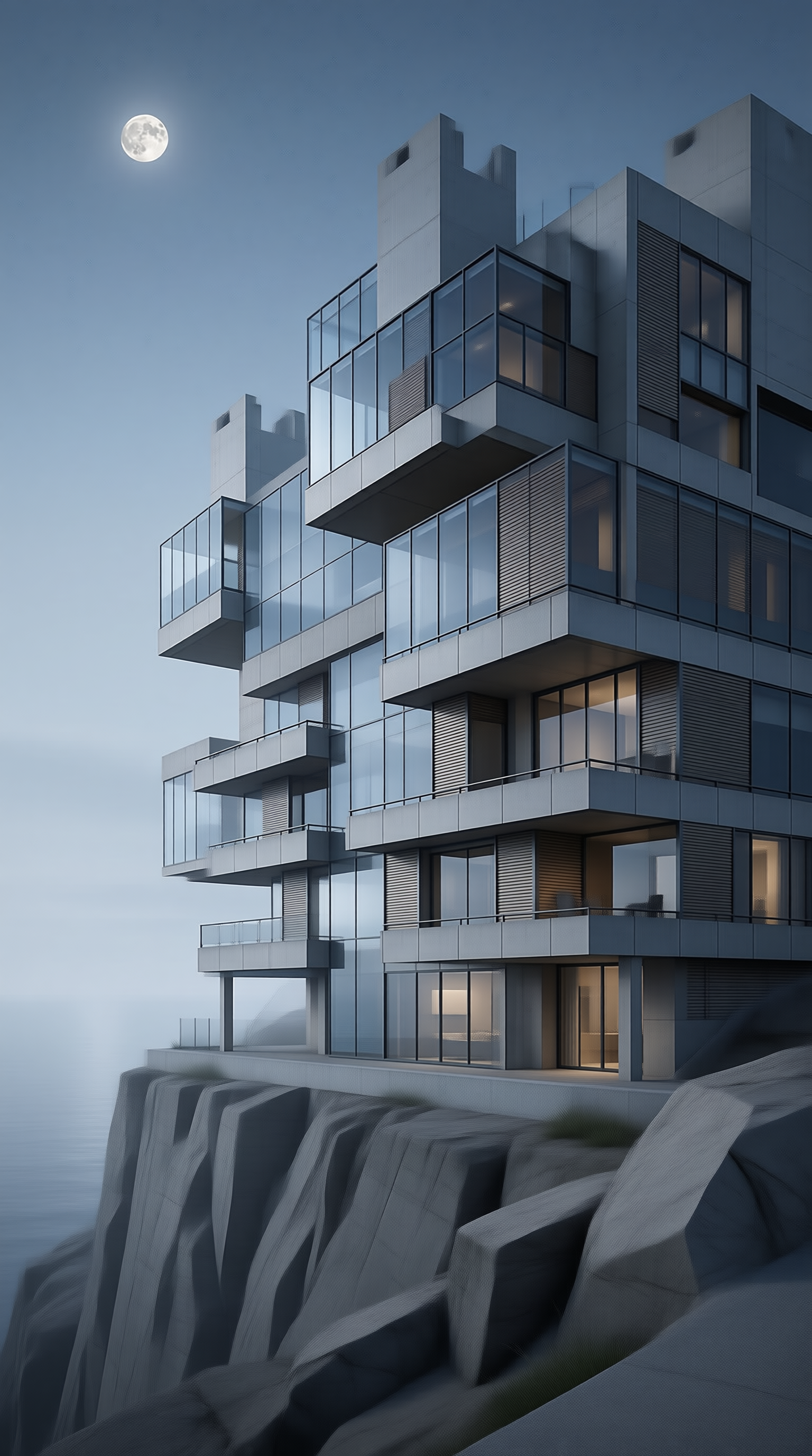 Modern Cliffside Mansion