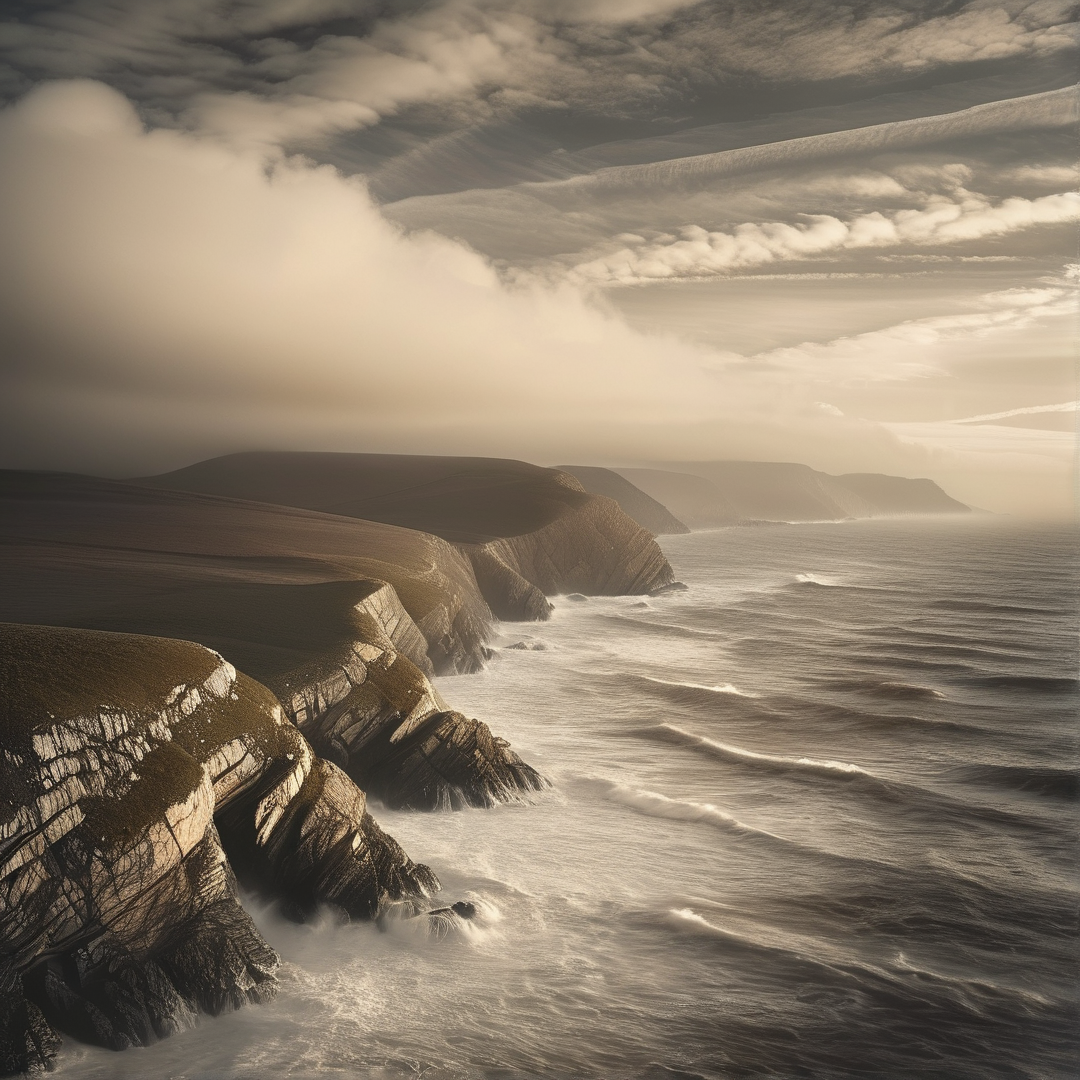 Rugged Coastal Cliffs