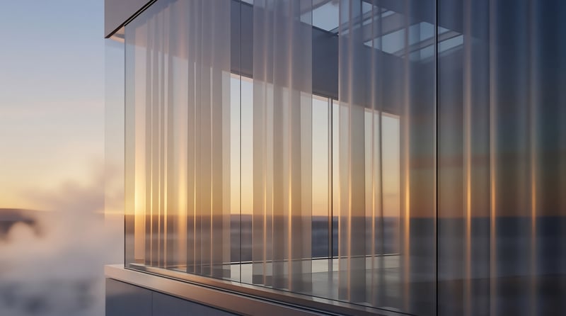 Modern Glass Building Facade