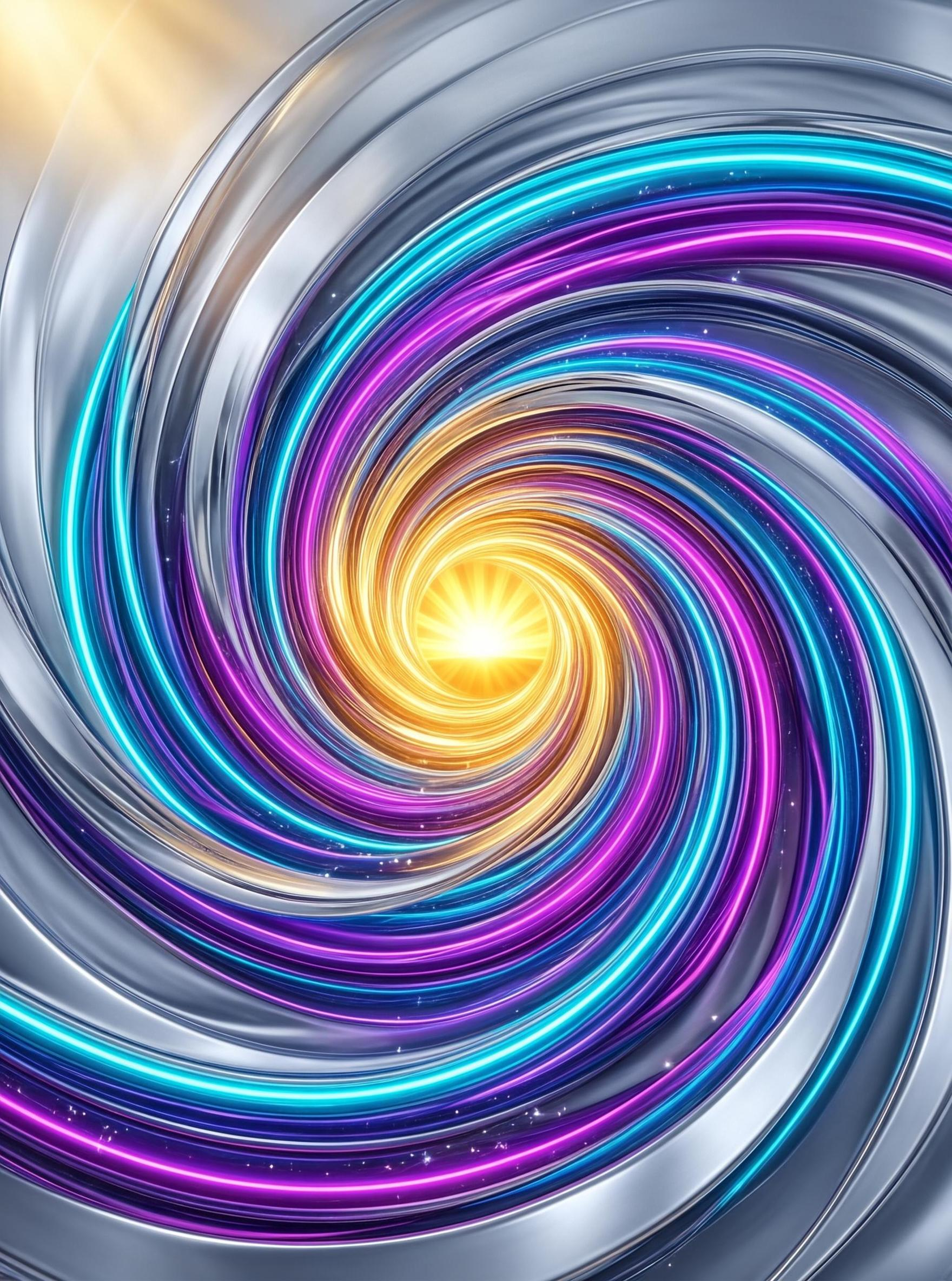 Colorful Spiral Abstract