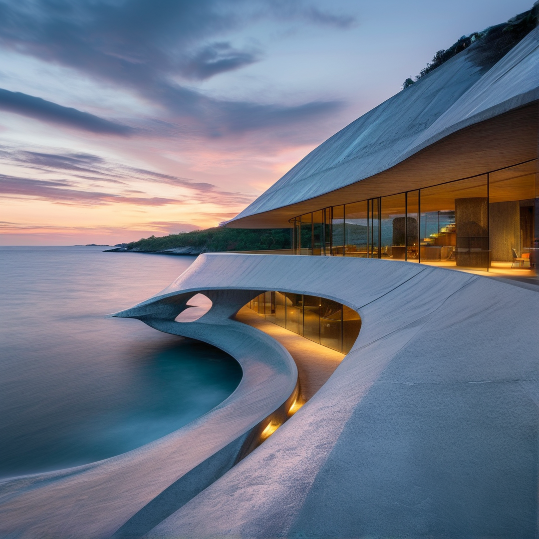 Futuristic Seaside Villa