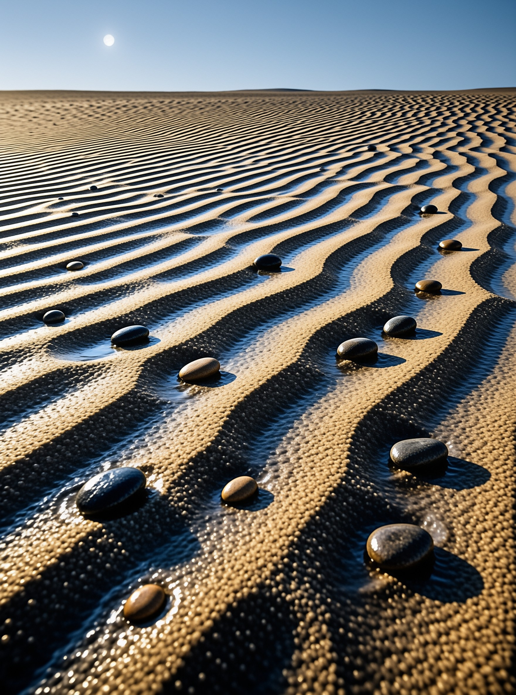 Desert Ripples and Stones