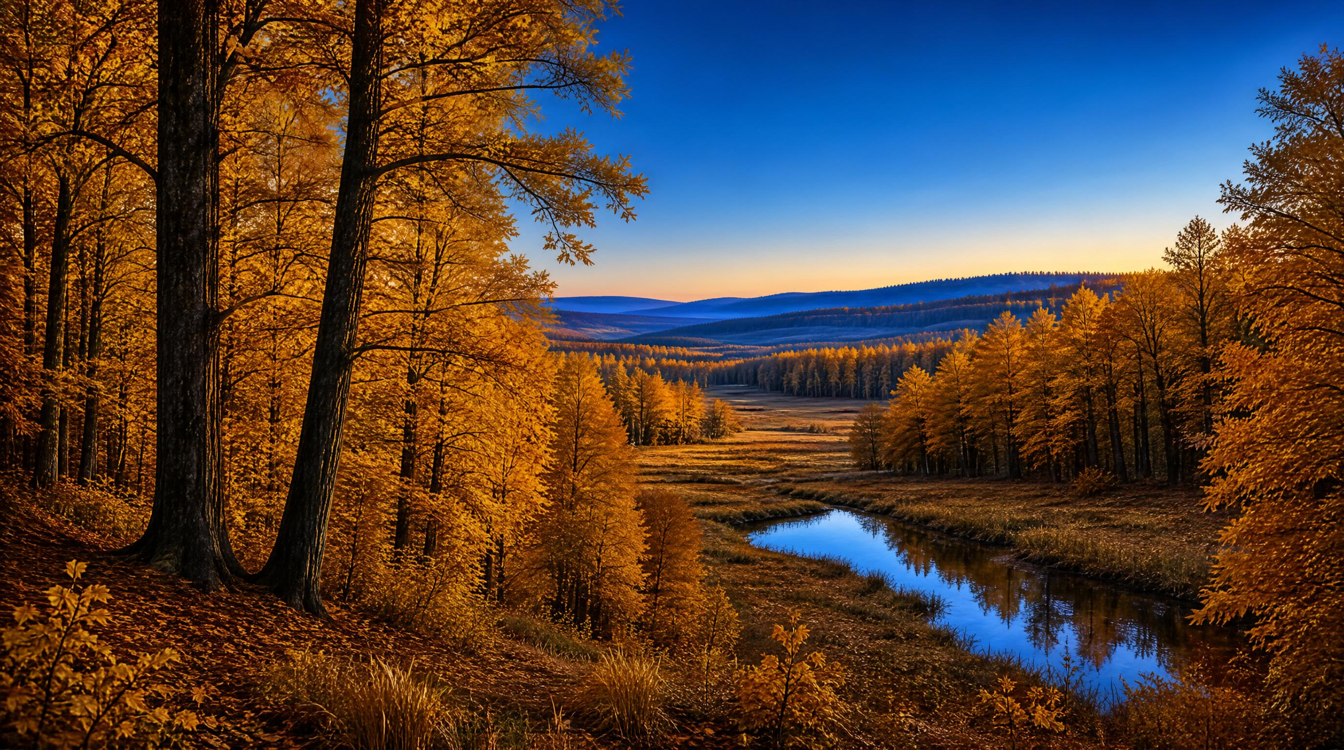 Autumn Forest Landscape