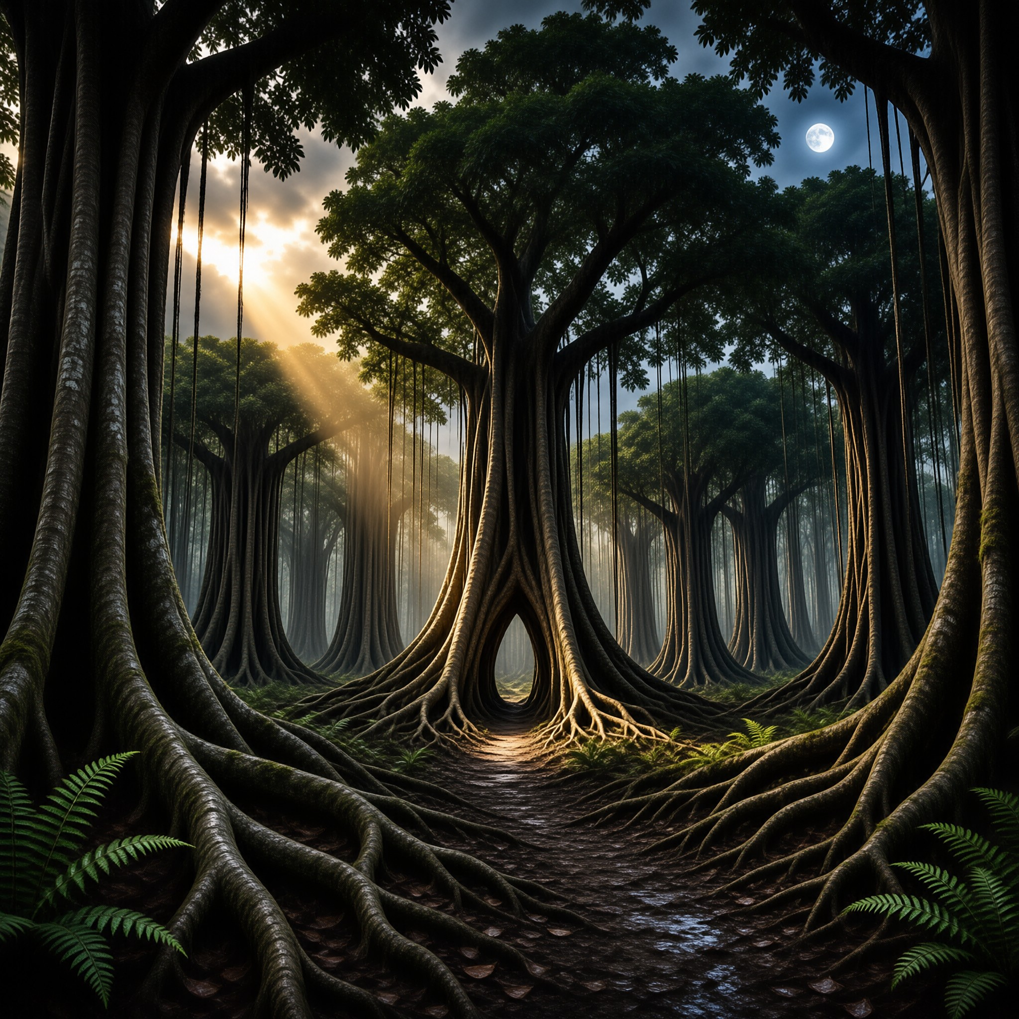 Mystical Forest Tunnel