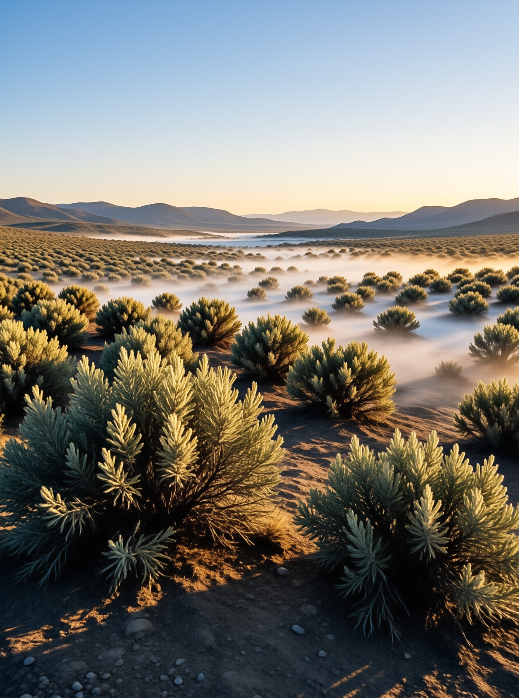 Sagebrush Valley at Sunrise