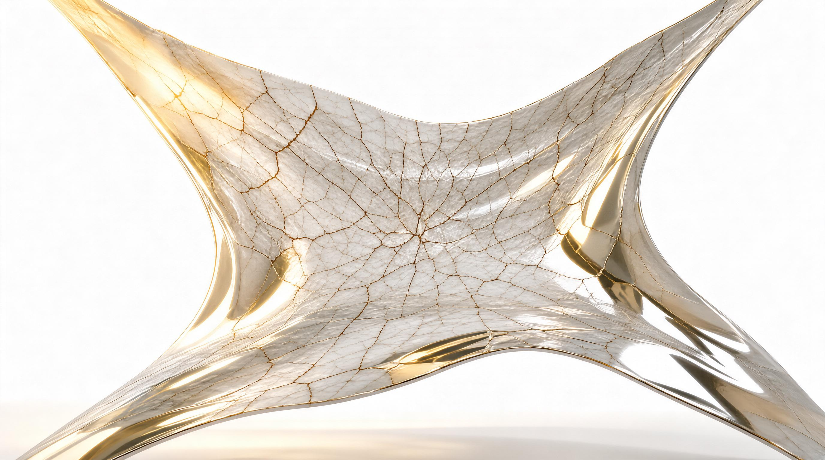 Golden Cracked Texture