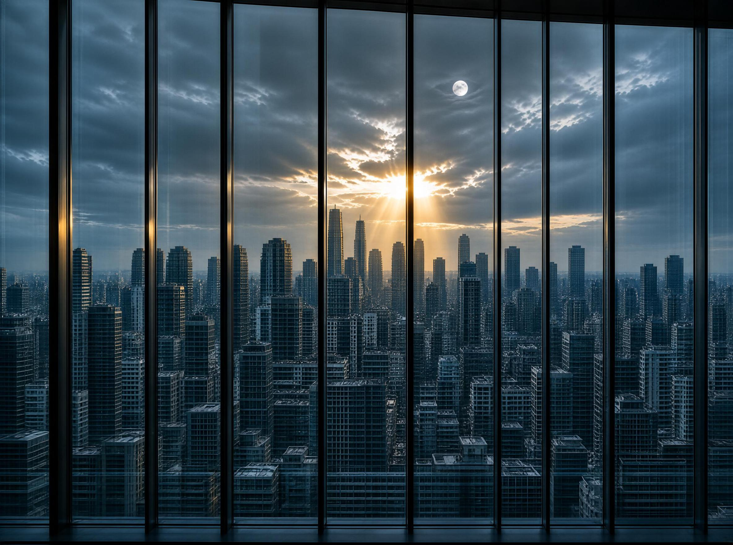 City Skyline at Dawn