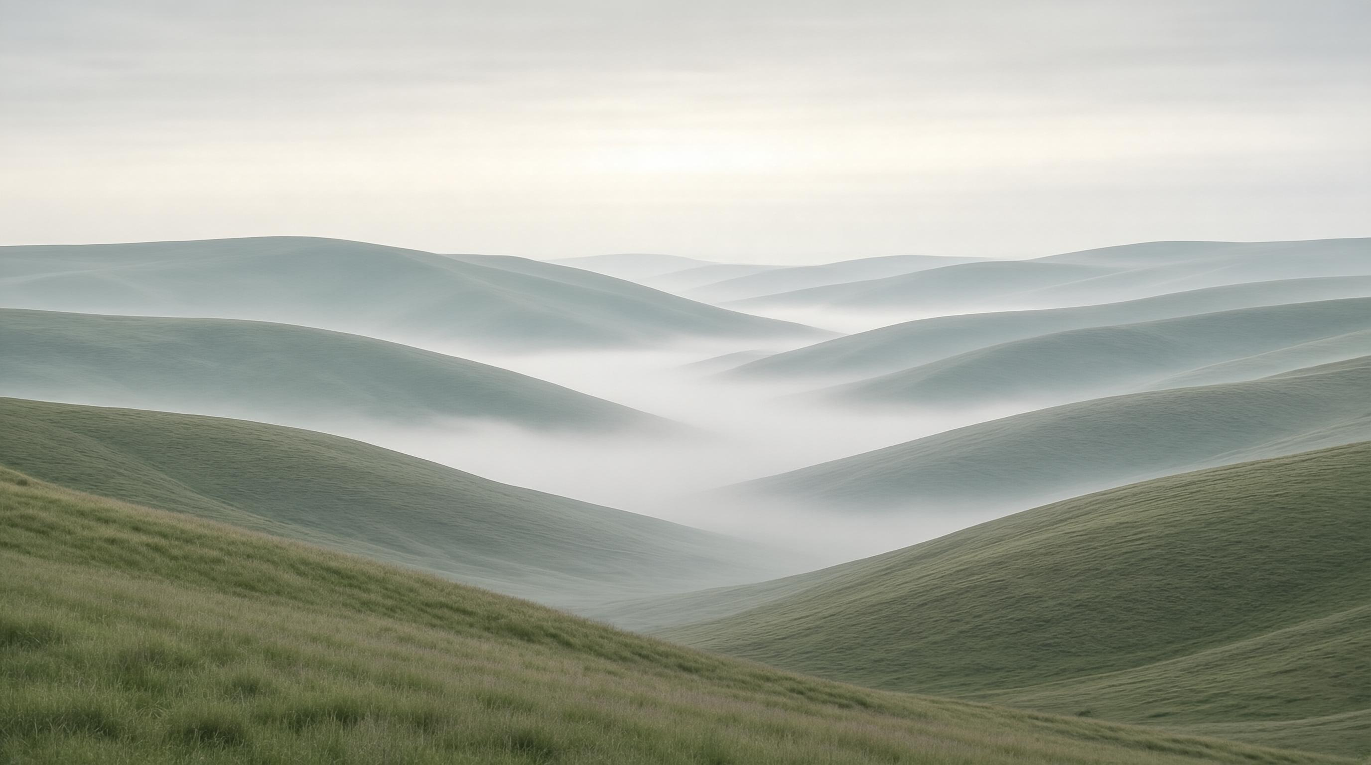 Misty Rolling Hills