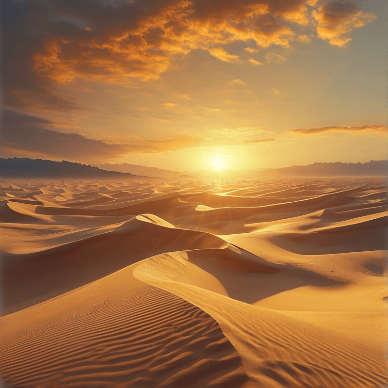 Desert Sunset Dunes