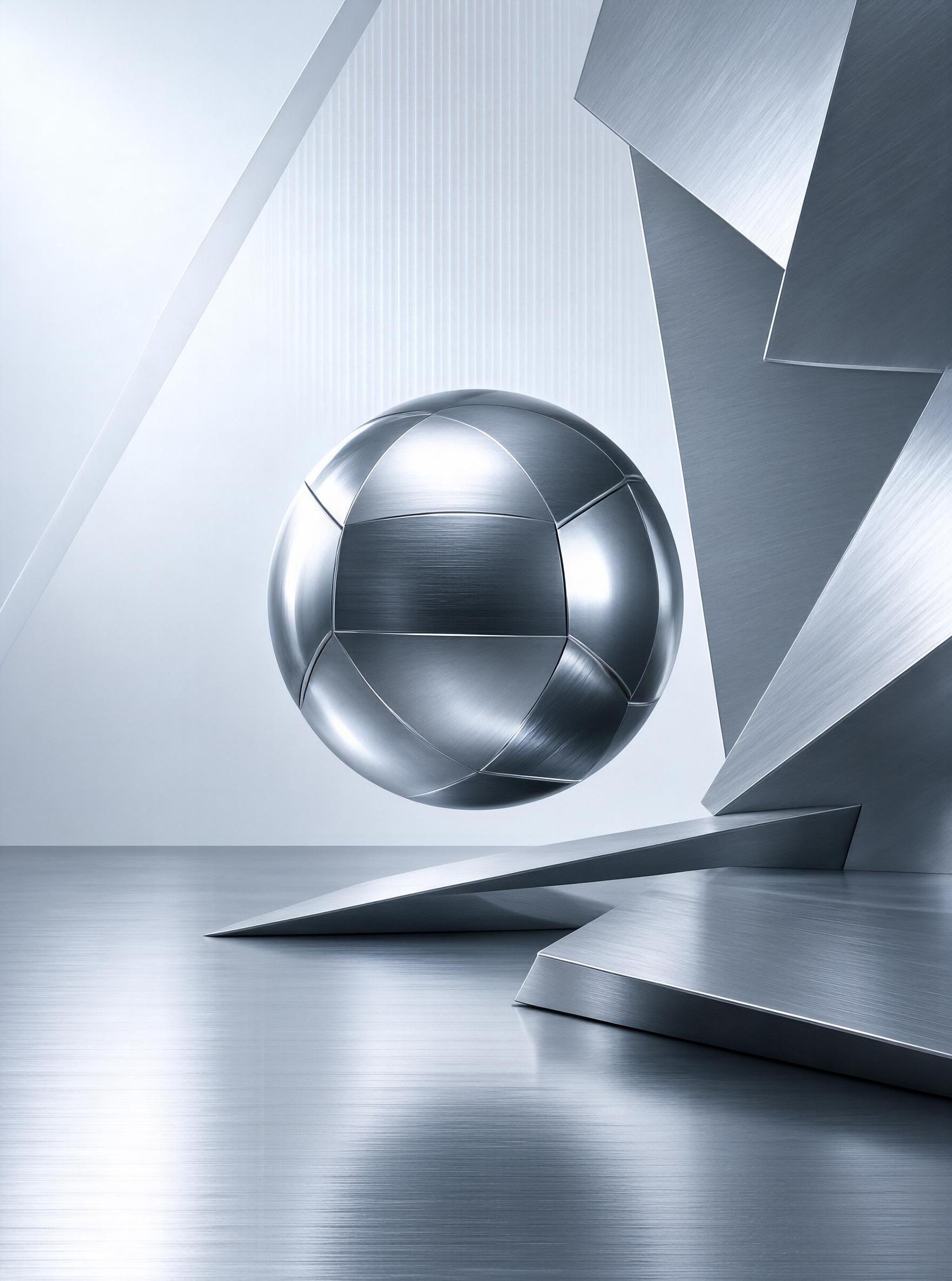 Floating Metal Sphere