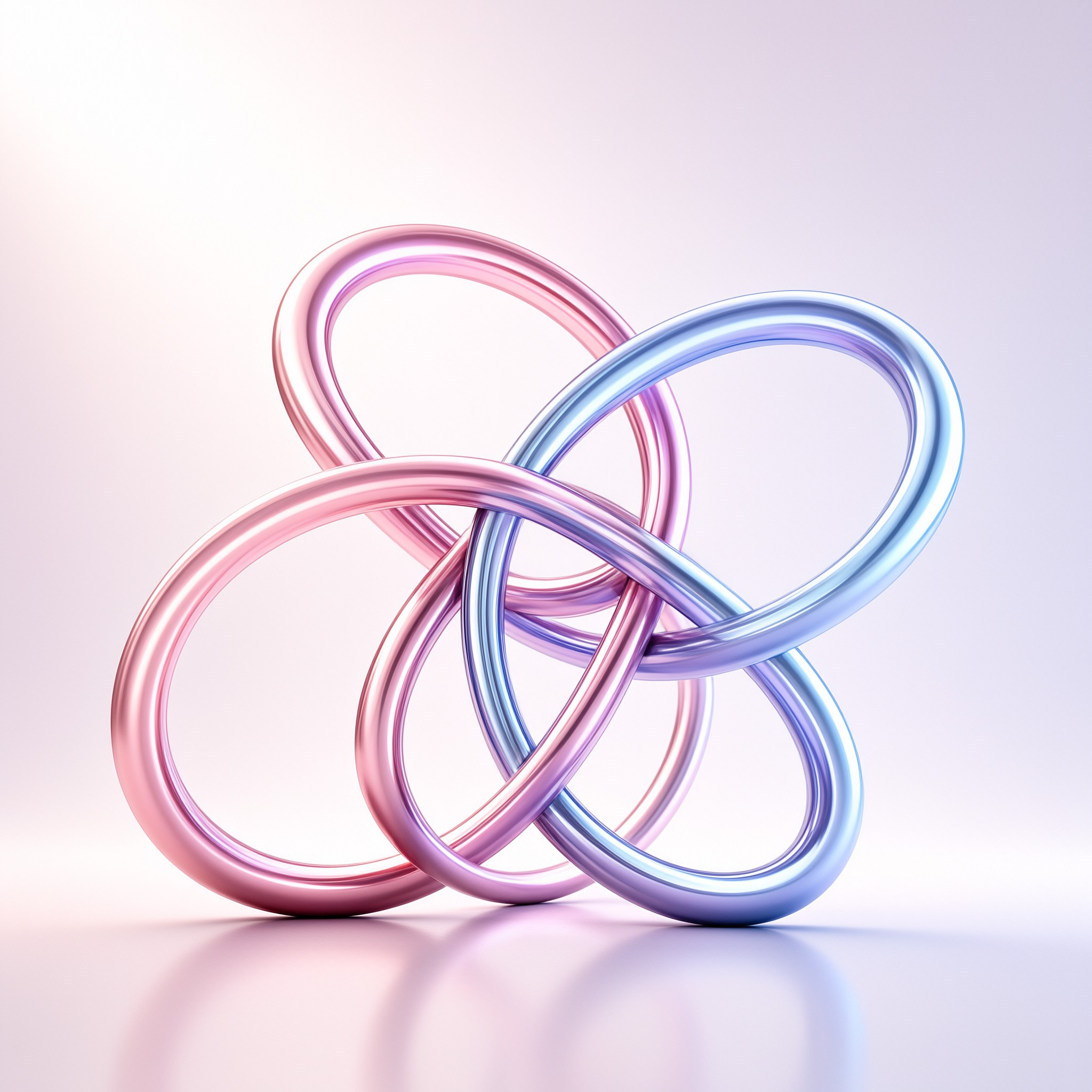 Interlinked Iridescent Rings