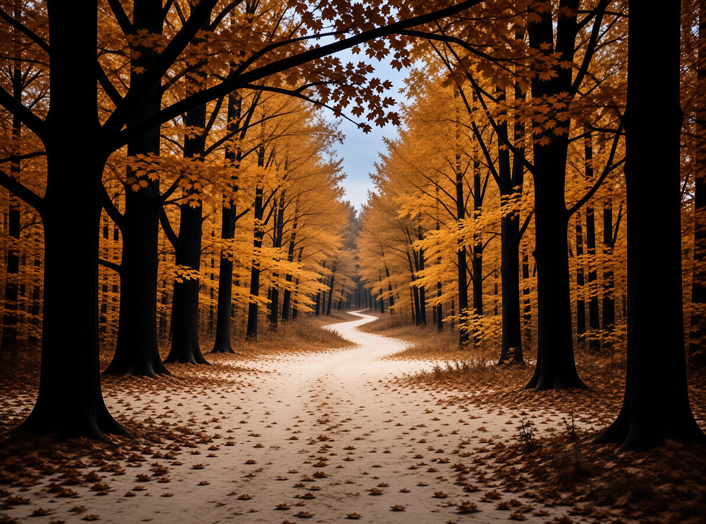 Autumn Forest Path