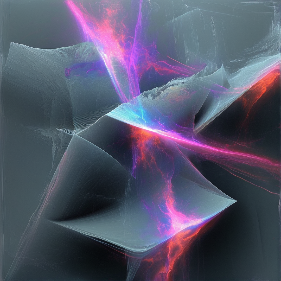 Abstract Neon Geometry