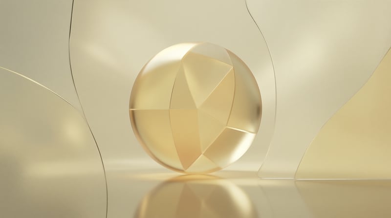 Faceted Golden Sphere