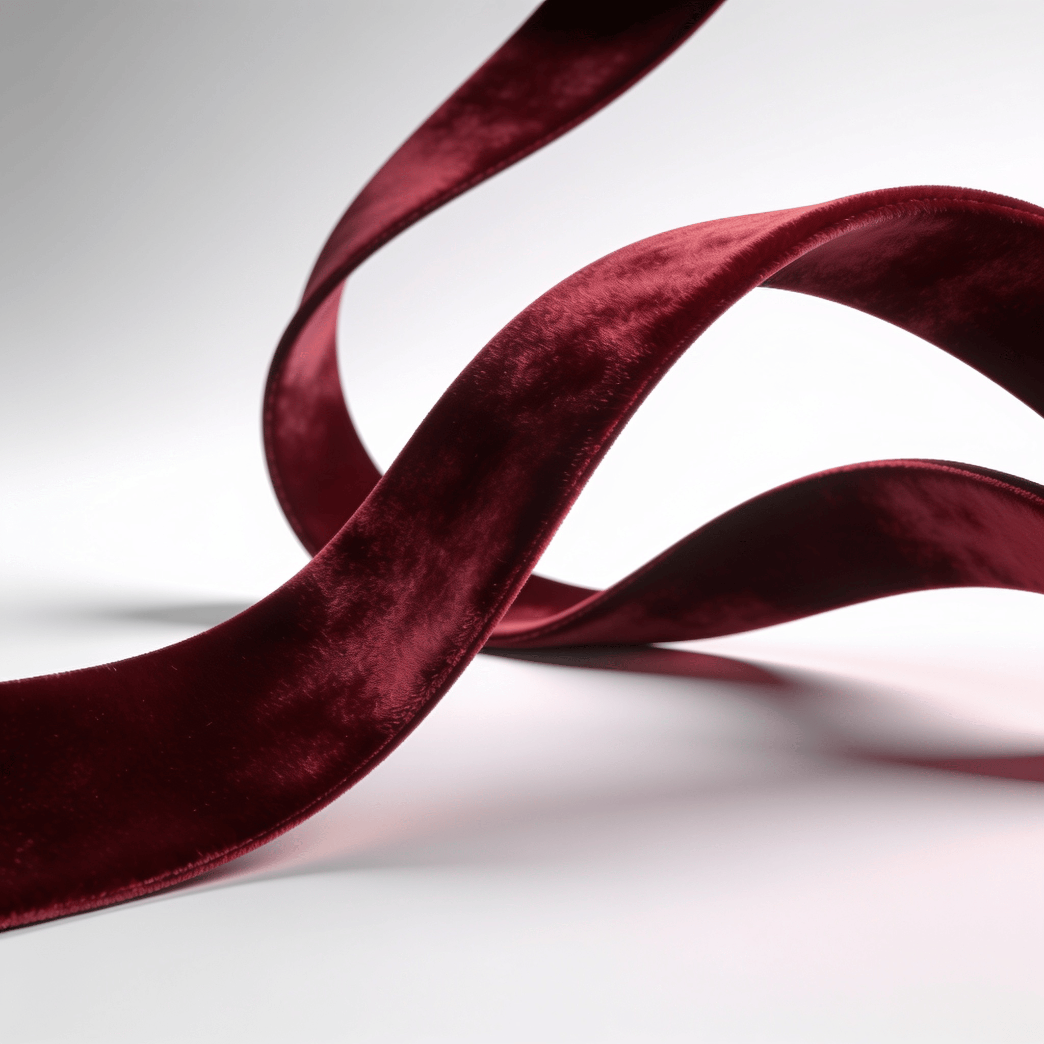 Velvet, Bold Curved Ribbon