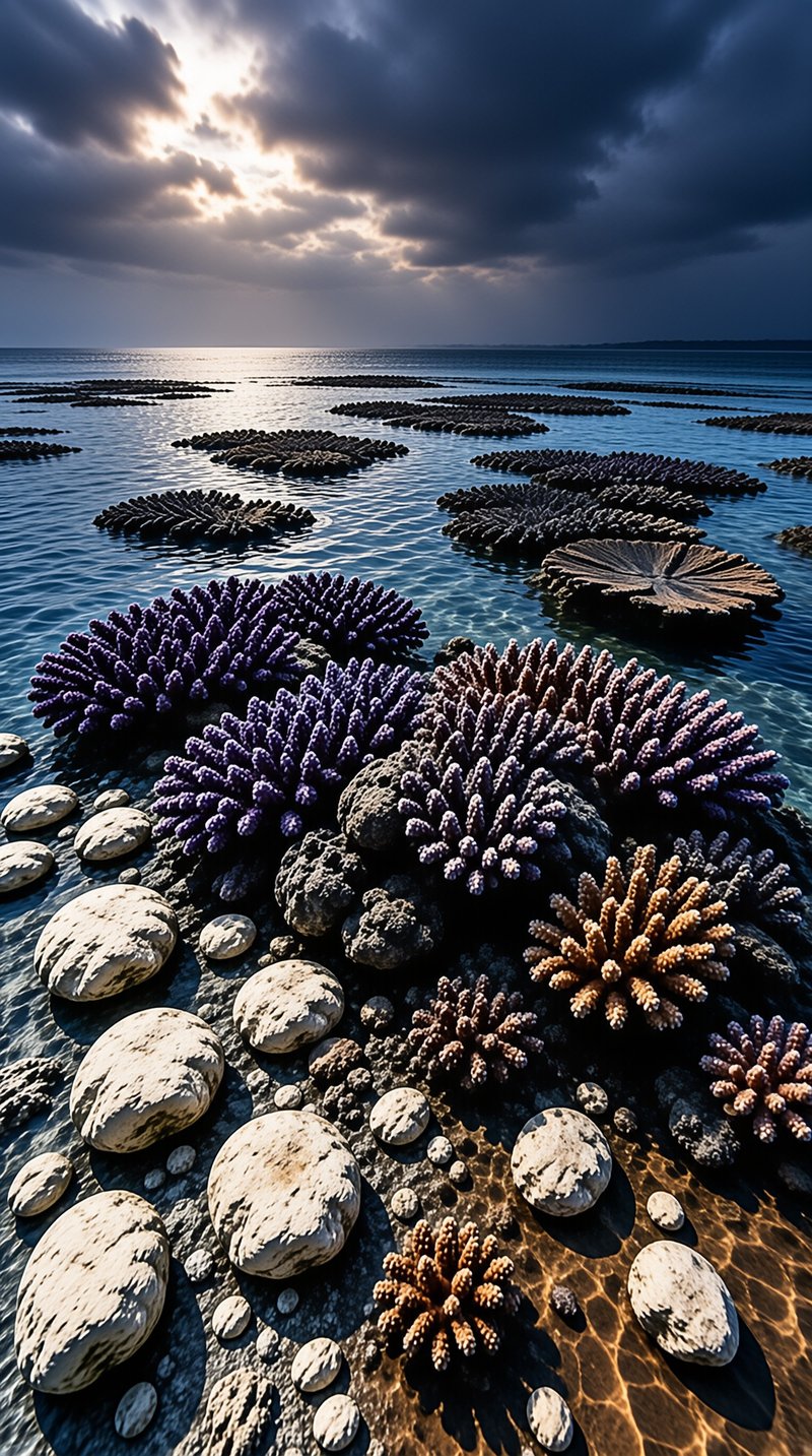 Shallow Reef at Sunset