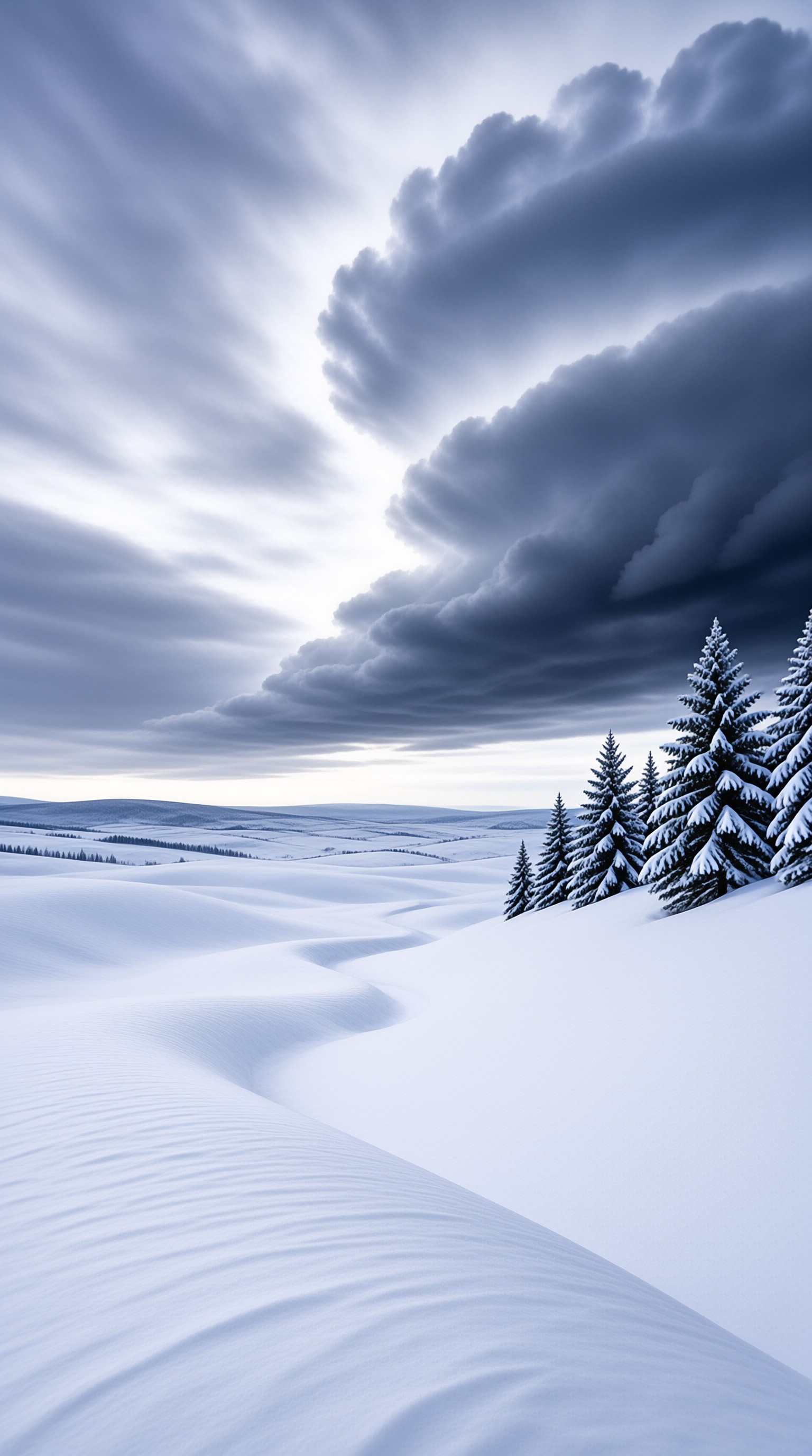 Snowy Winter Landscape