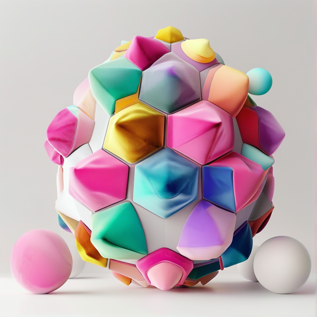Colorful Geometric Sphere
