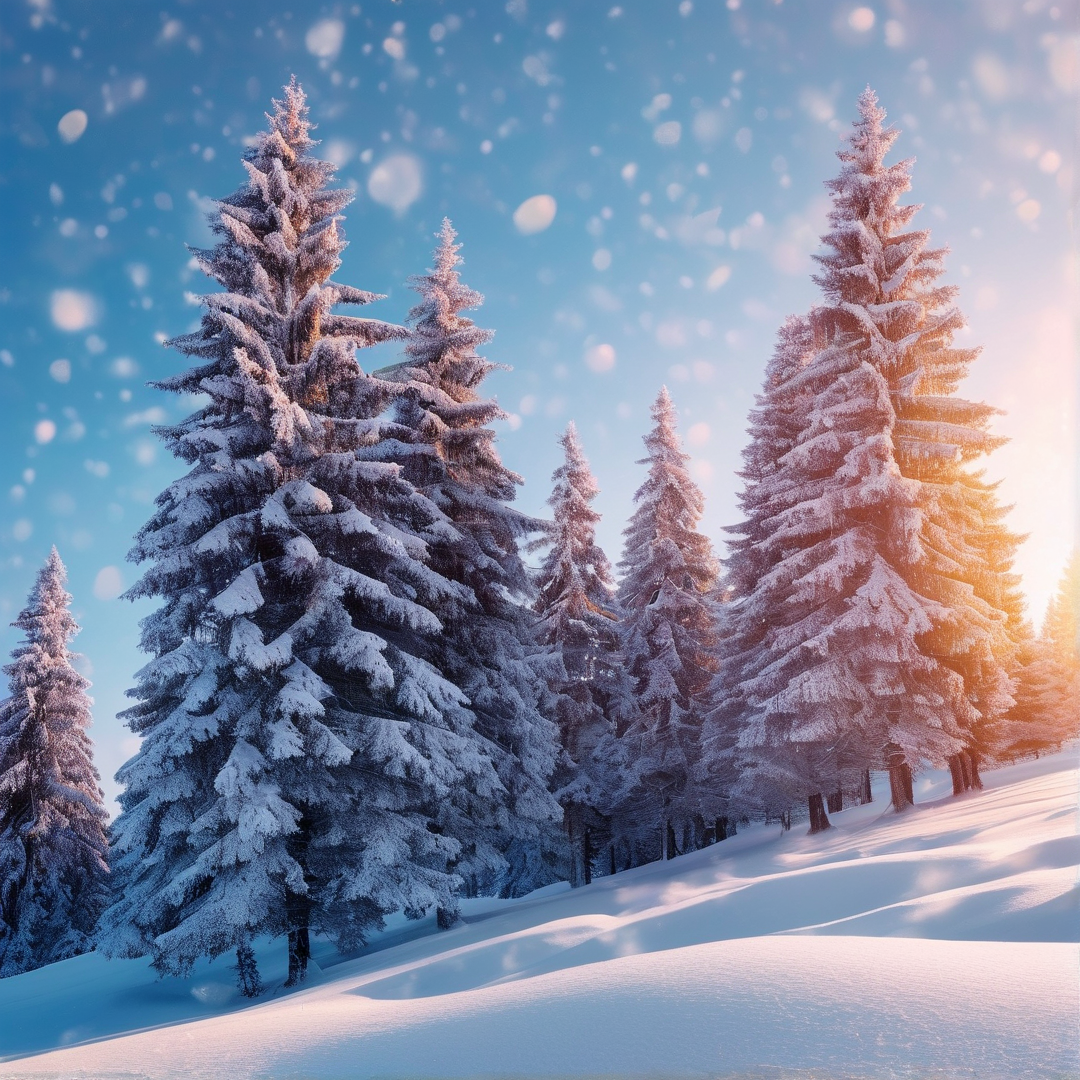 Snowy Winter Forest