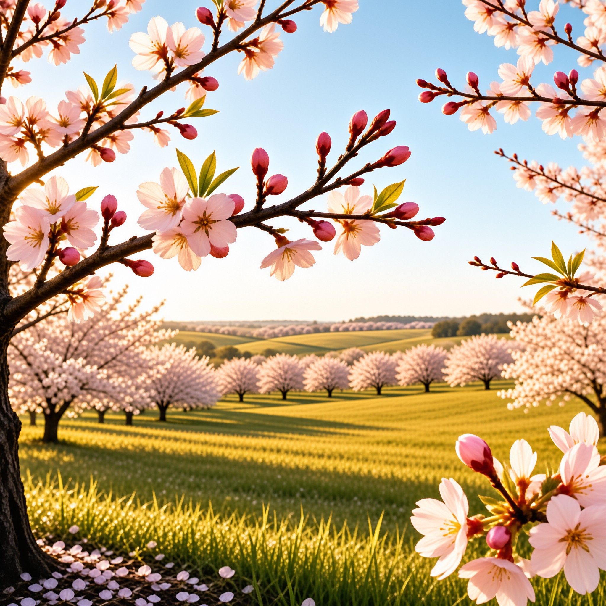 Cherry Blossom Field