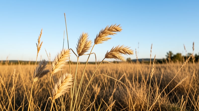 Golden Wheat at Golden Hour