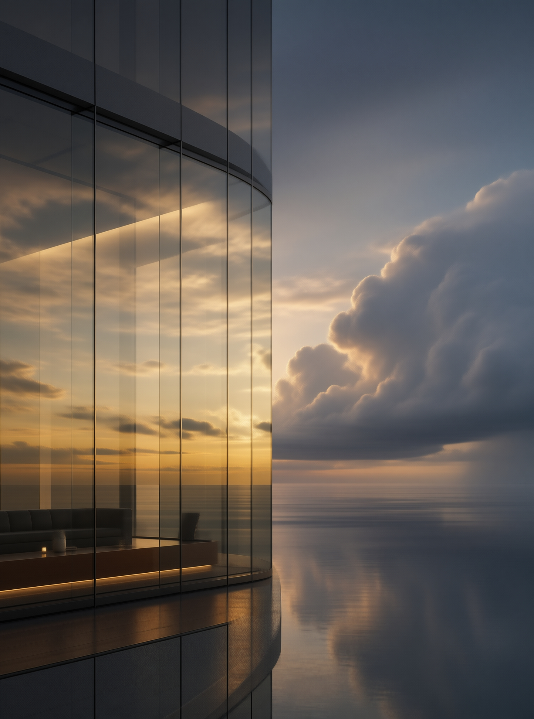 Modern Glass Ocean View