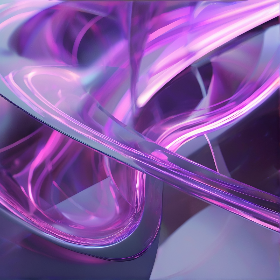 Abstract Purple Flow