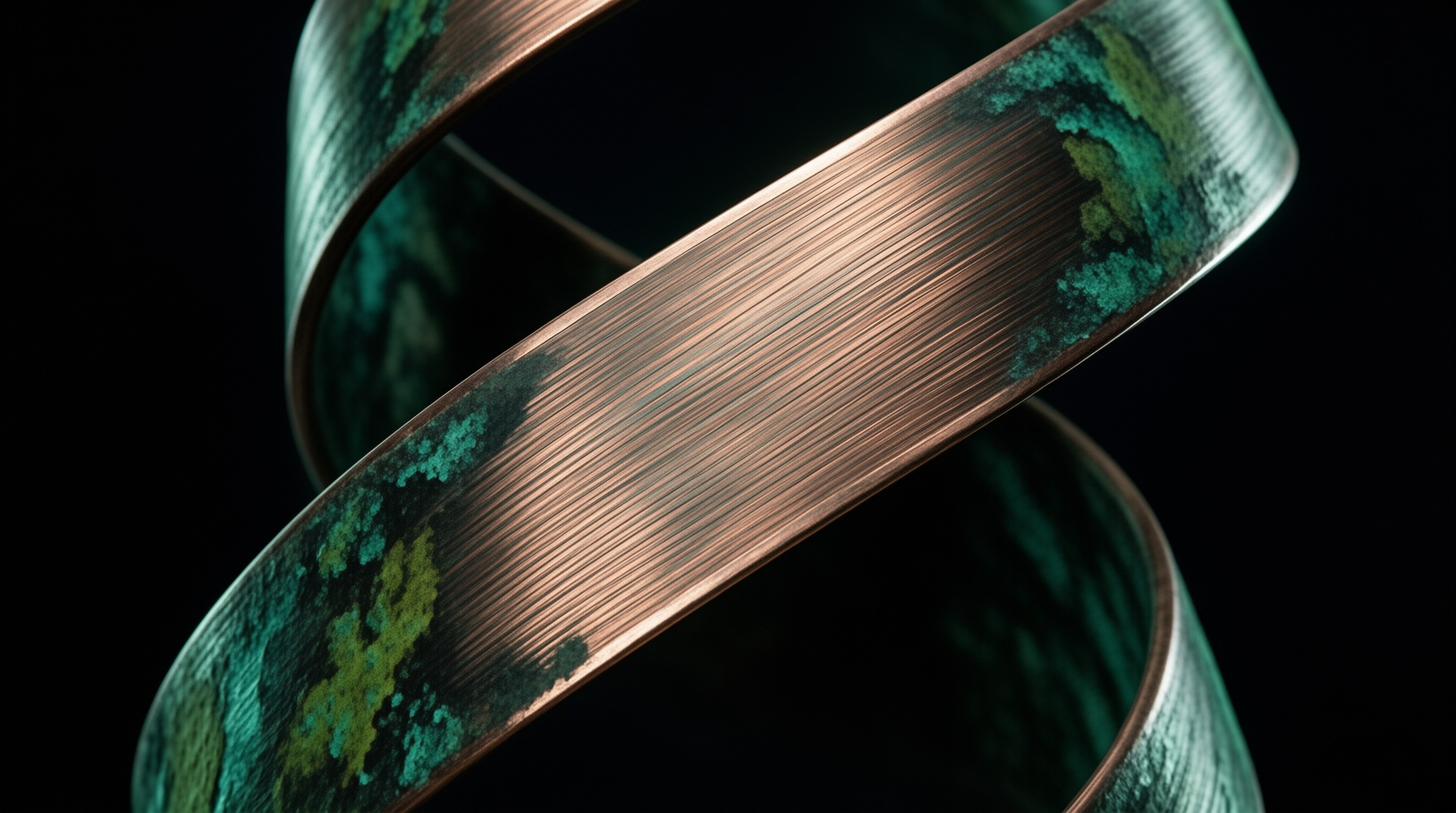 Textured Copper Ring