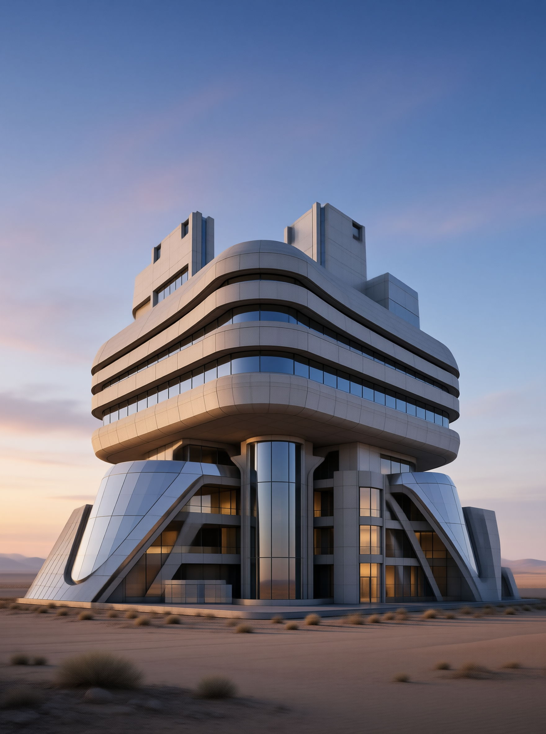 Futuristic Desert Villa
