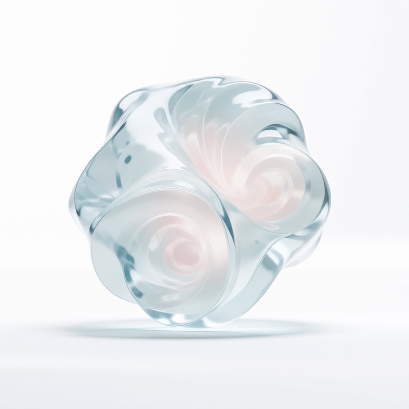 Abstract Translucent Spiral