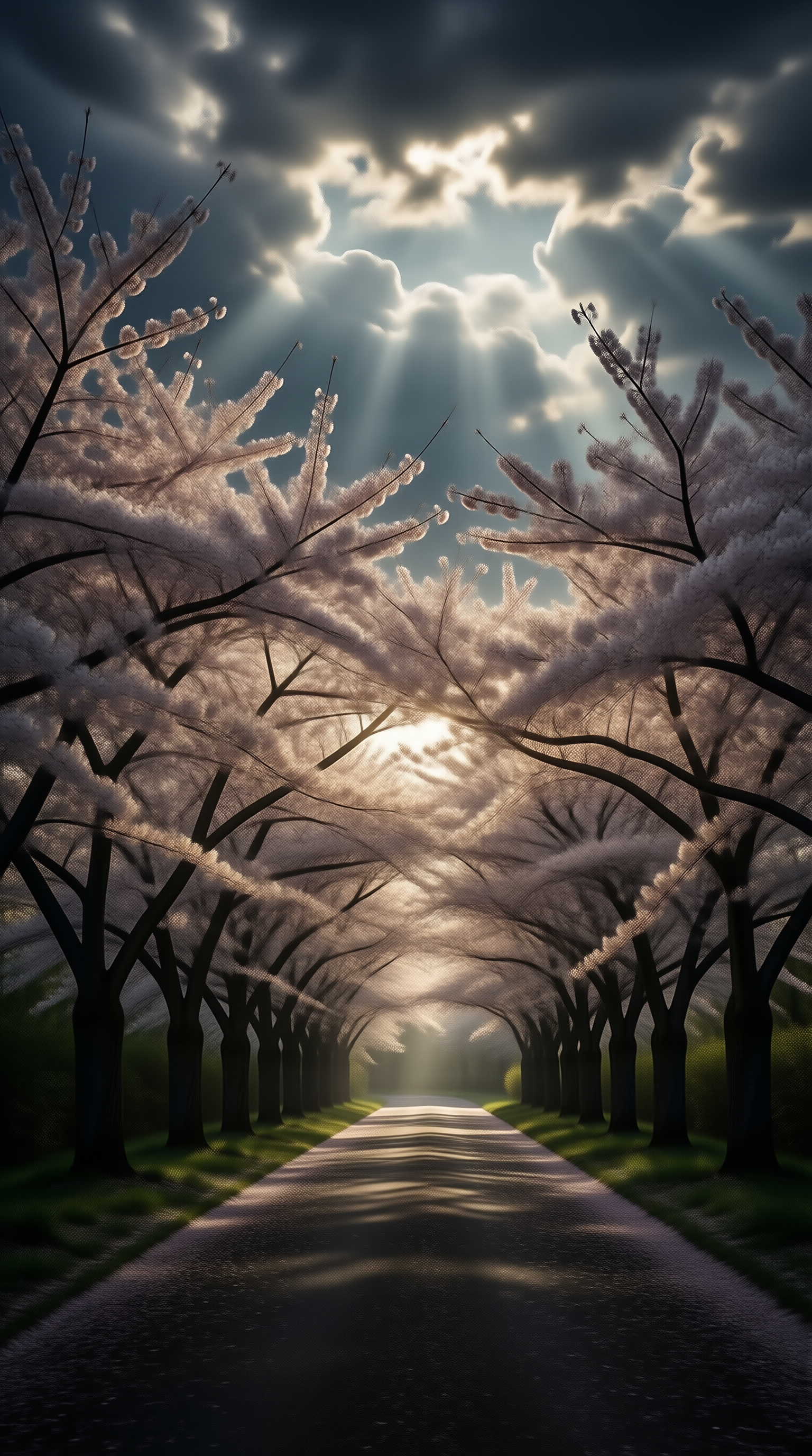 Tunnel of Light and Blossoms