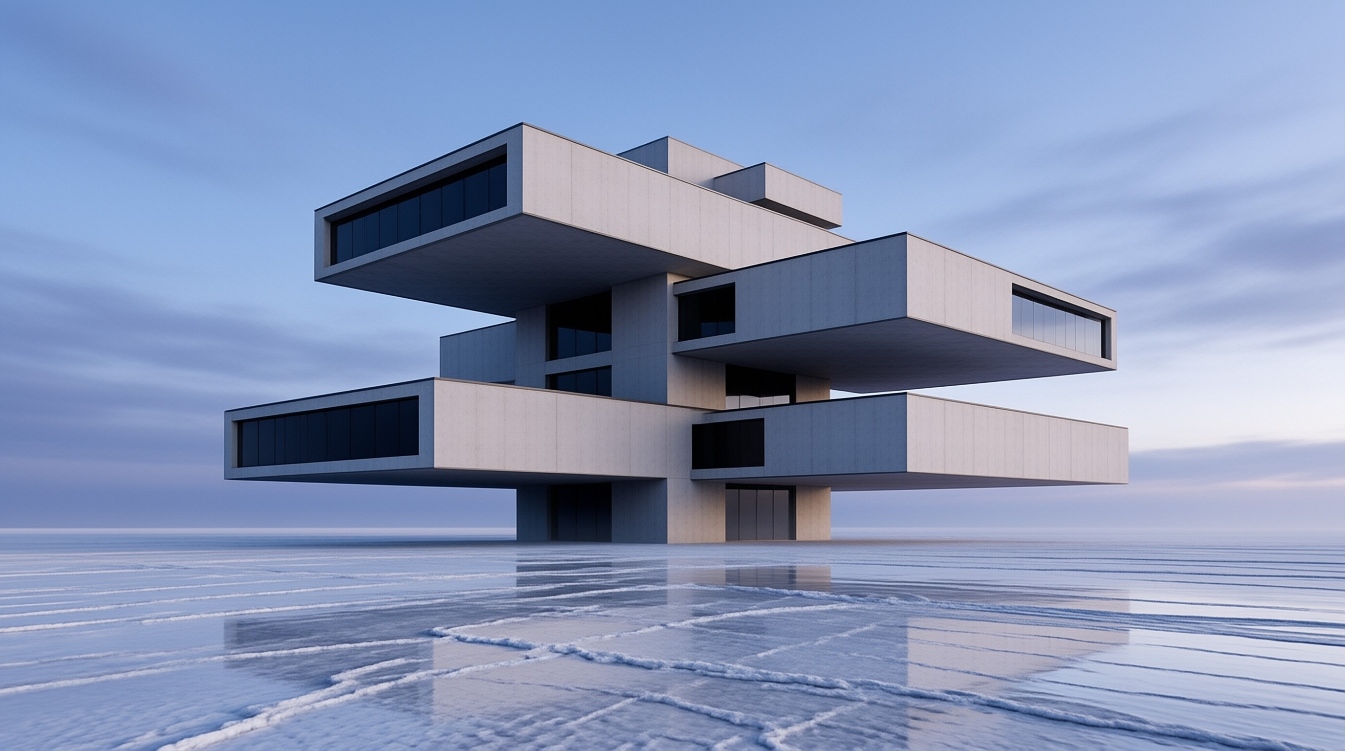 Modernist Floating Architecture