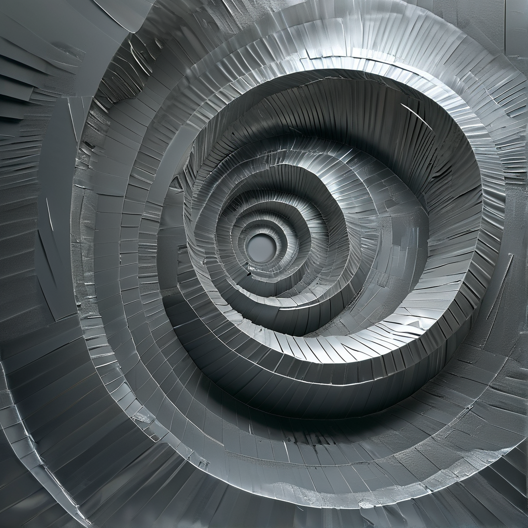 Metallic Spiral Structure