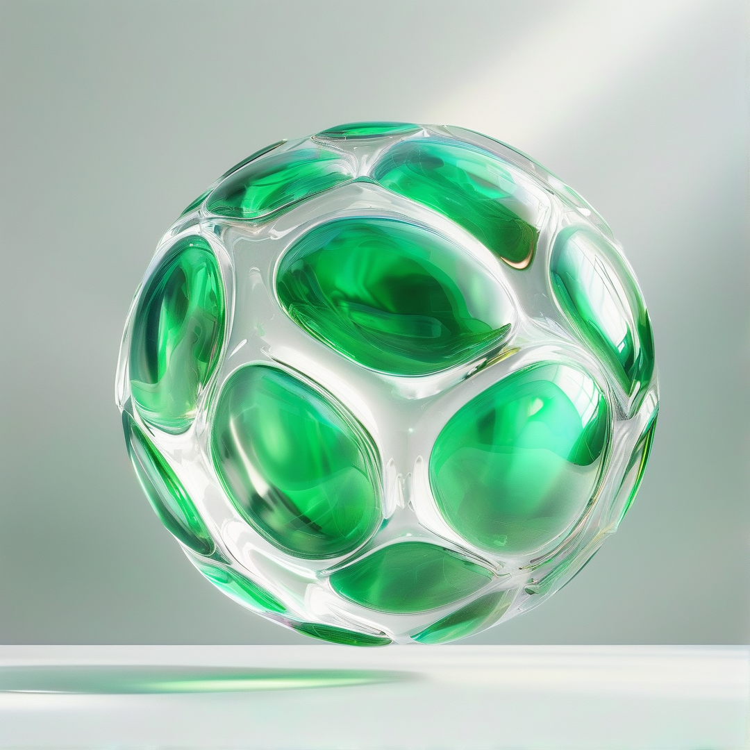 Green Glass Sphere