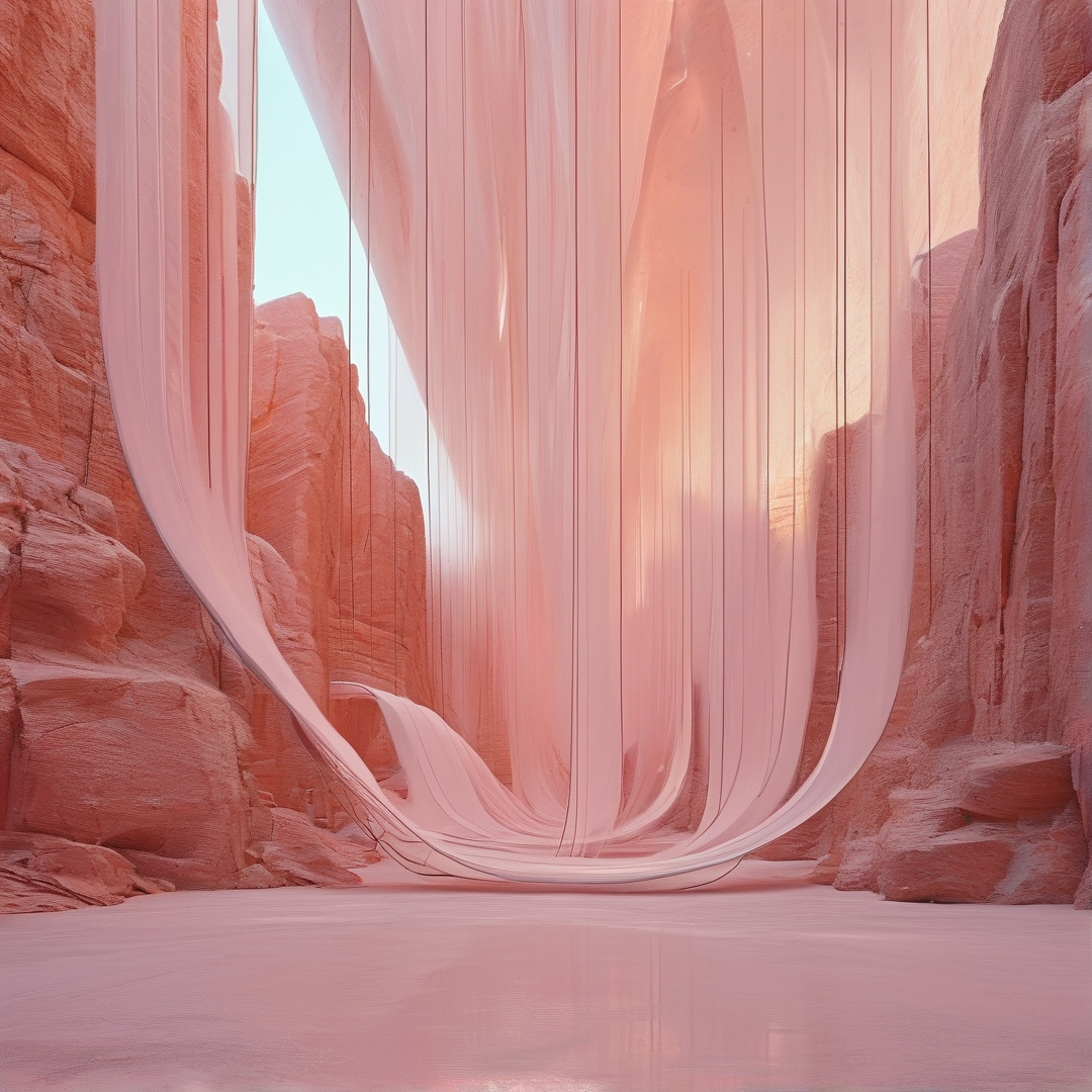 Ethereal Canyon Drapery