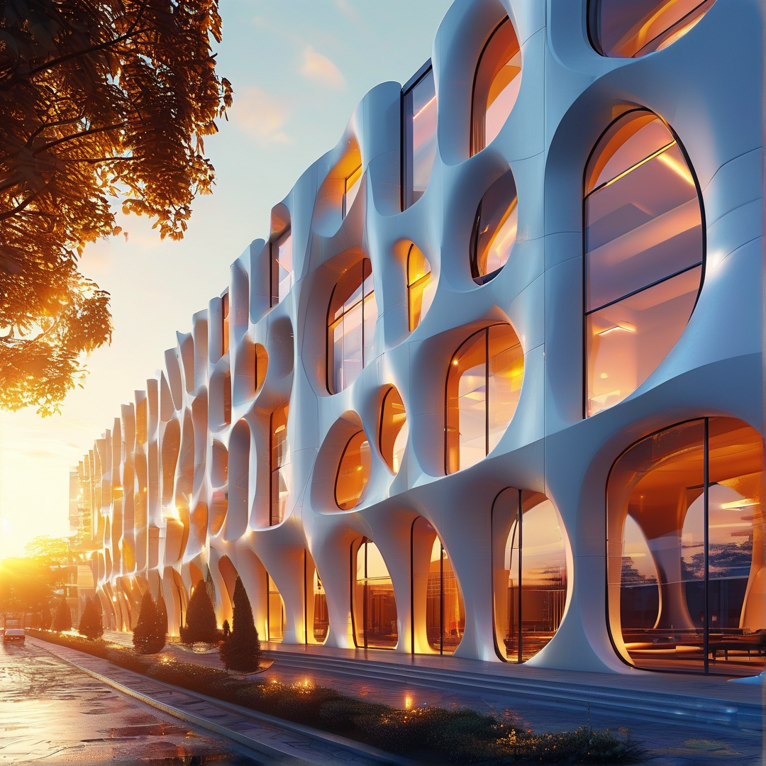 Futuristic Organic Building