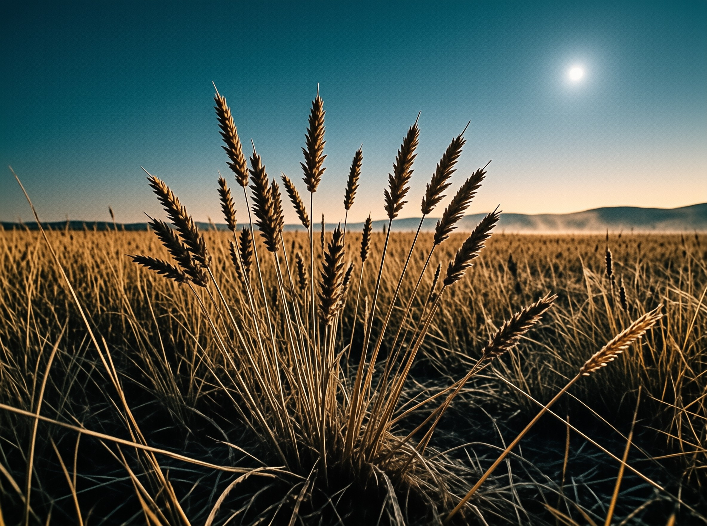 Golden Wheat Field at Sunrise