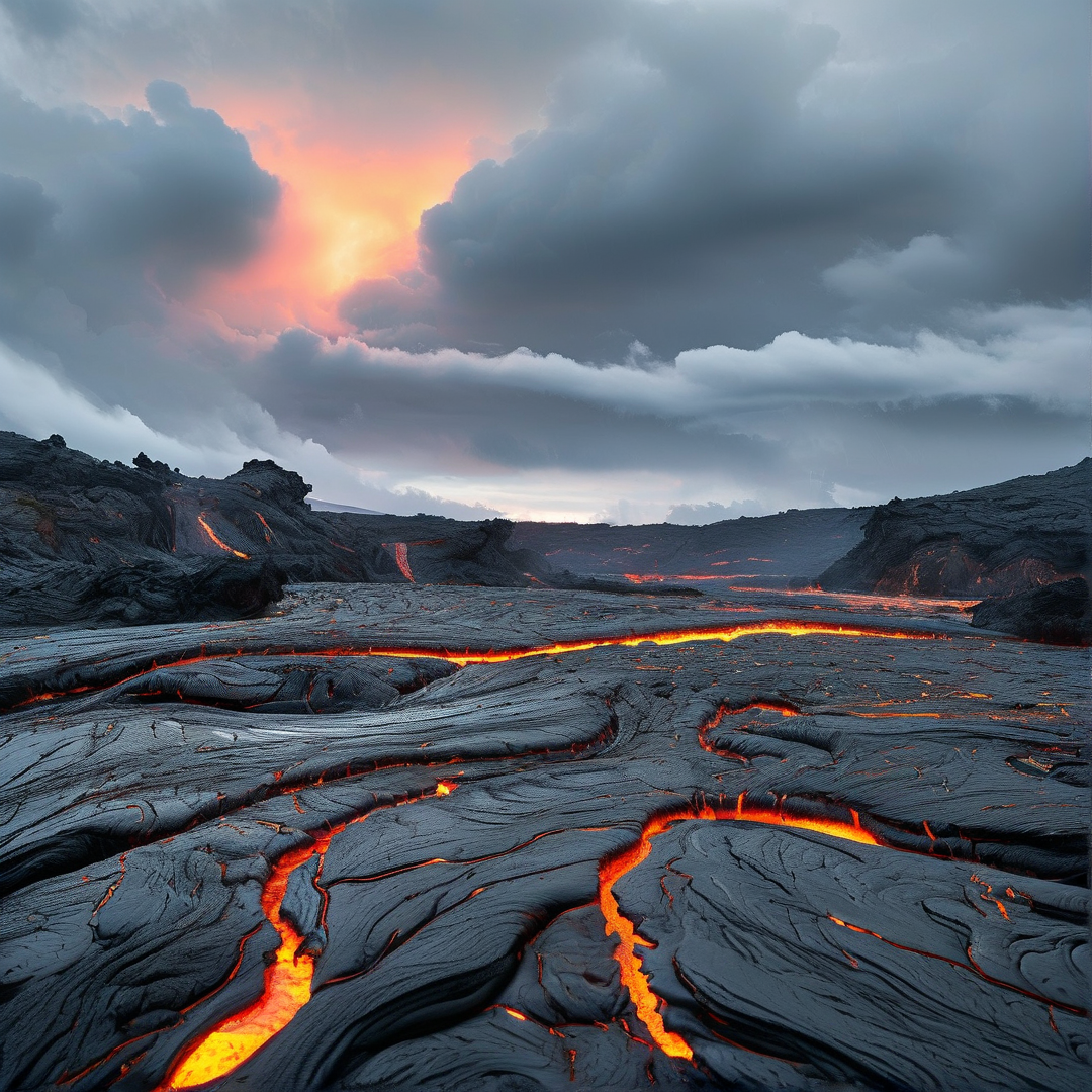 Molten Lava Landscape