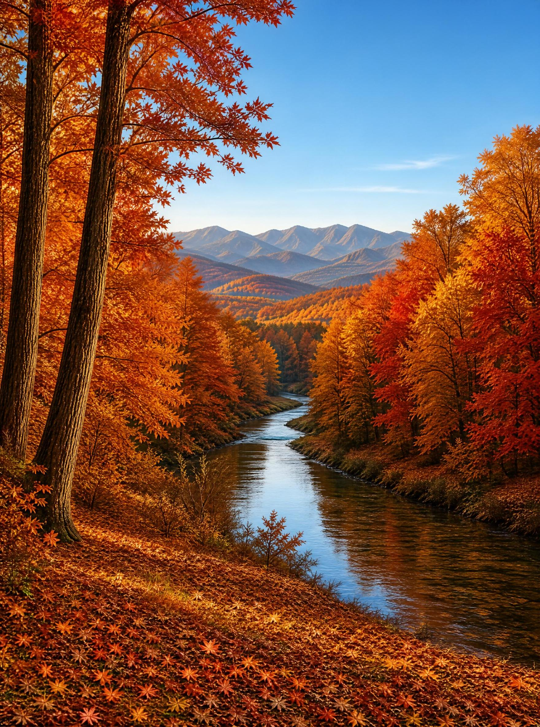 Autumn River Valley