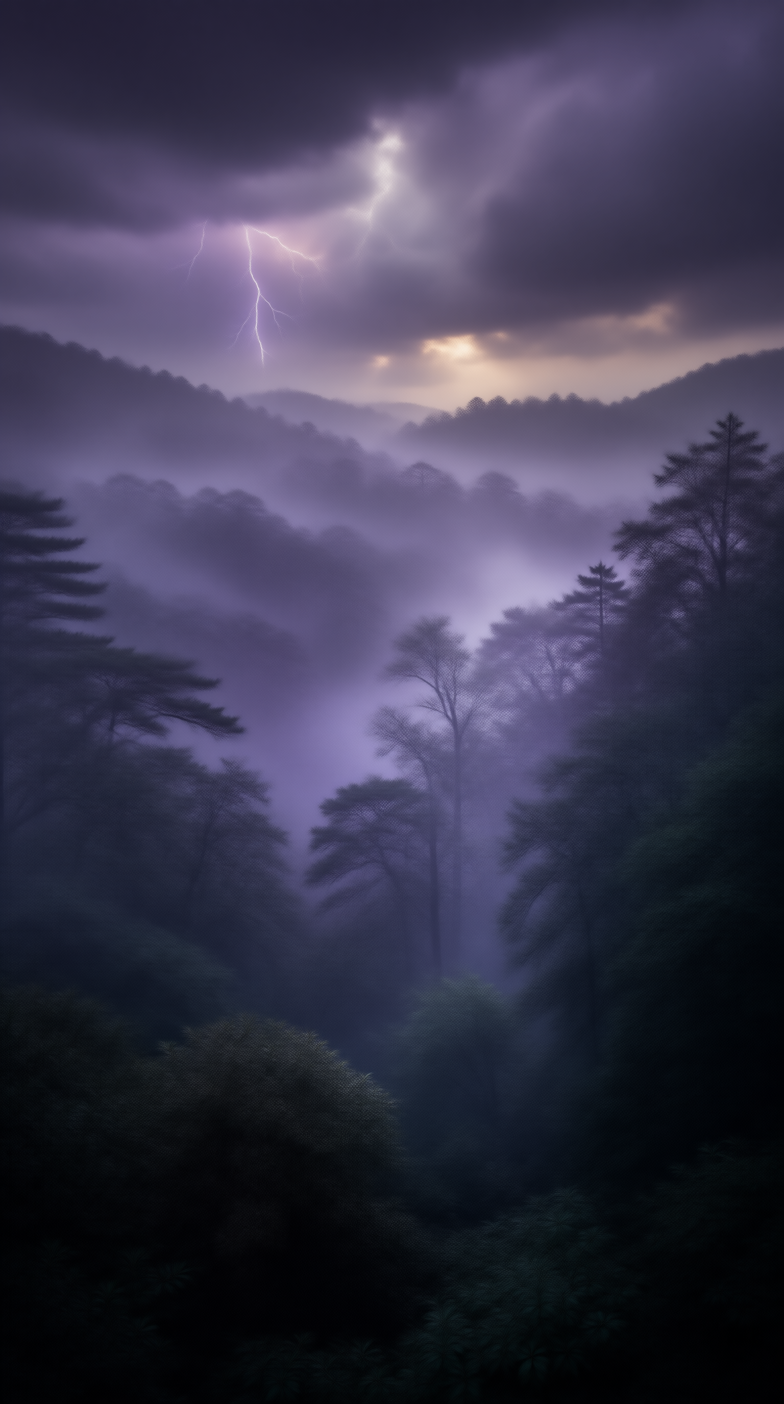 Misty Forest Storm