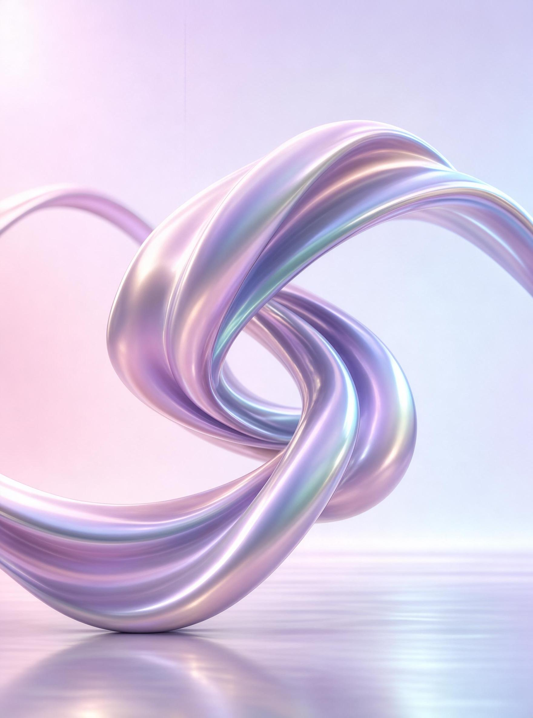 Iridescent Twisted Ribbon
