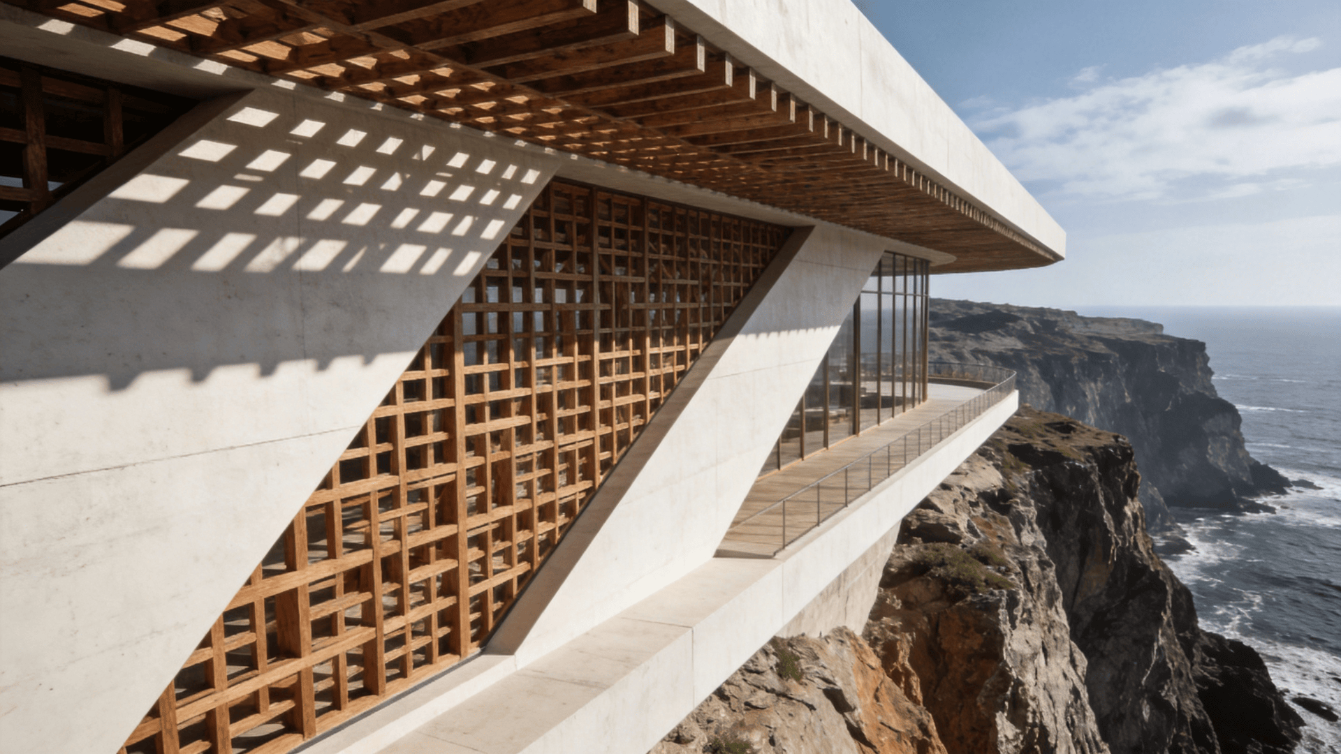 Observatory in Coastal Cliff