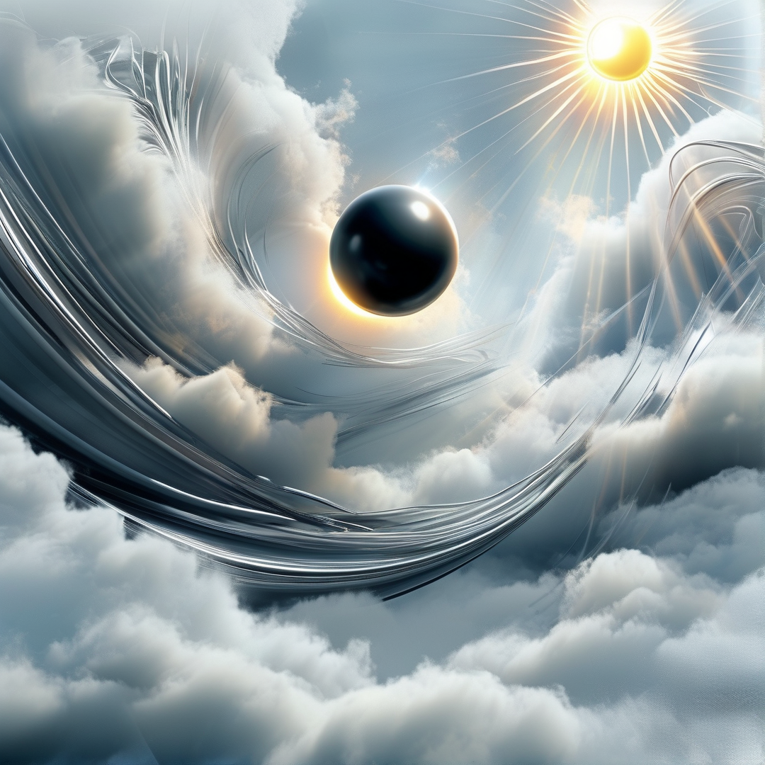 Surreal Cosmic Eclipse