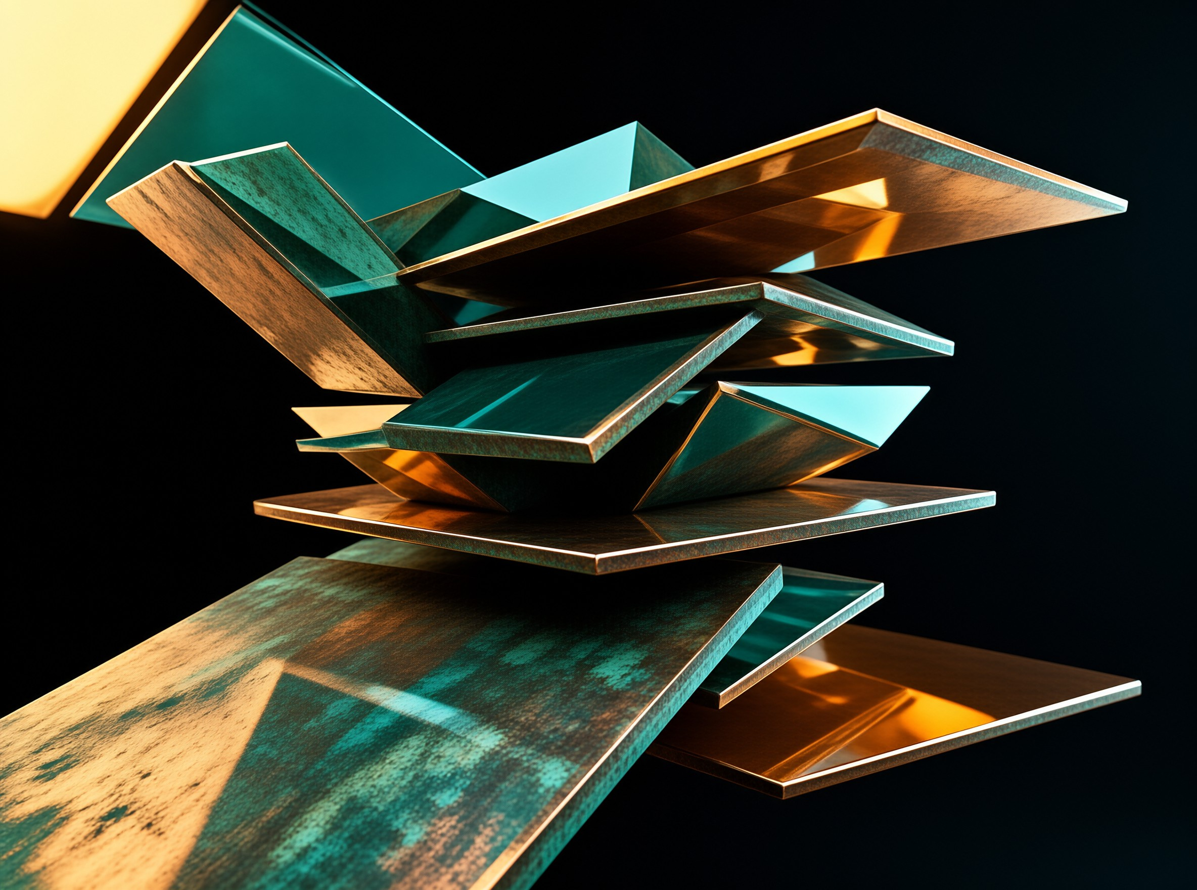 Abstract Metallic Geometry