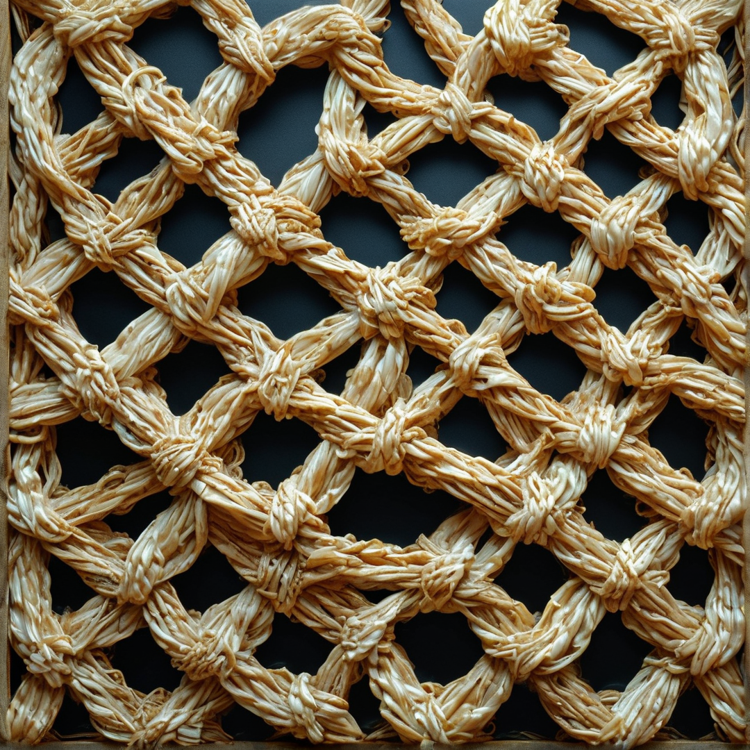 Woven Fiber Diamond Mesh