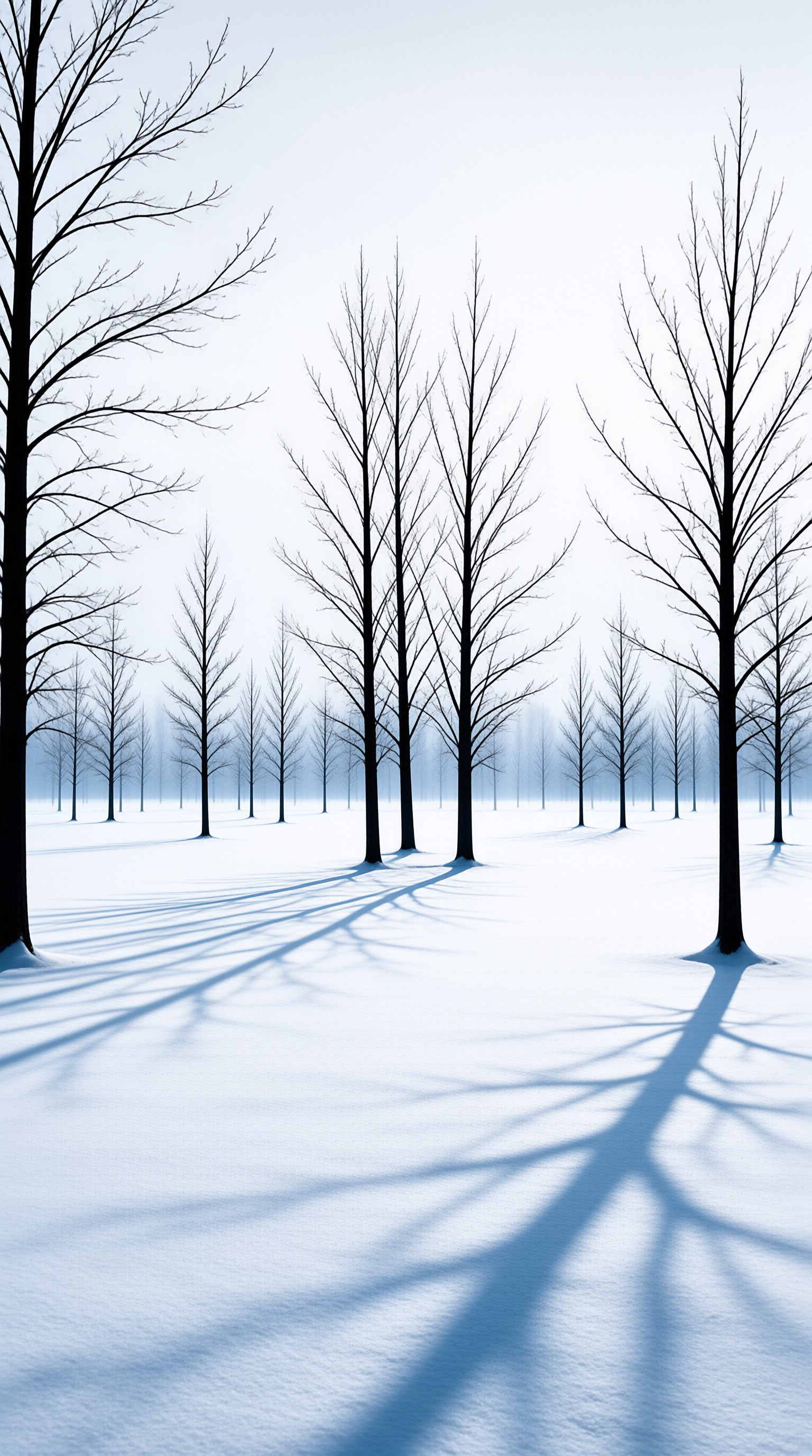 Winter Forest Shadows