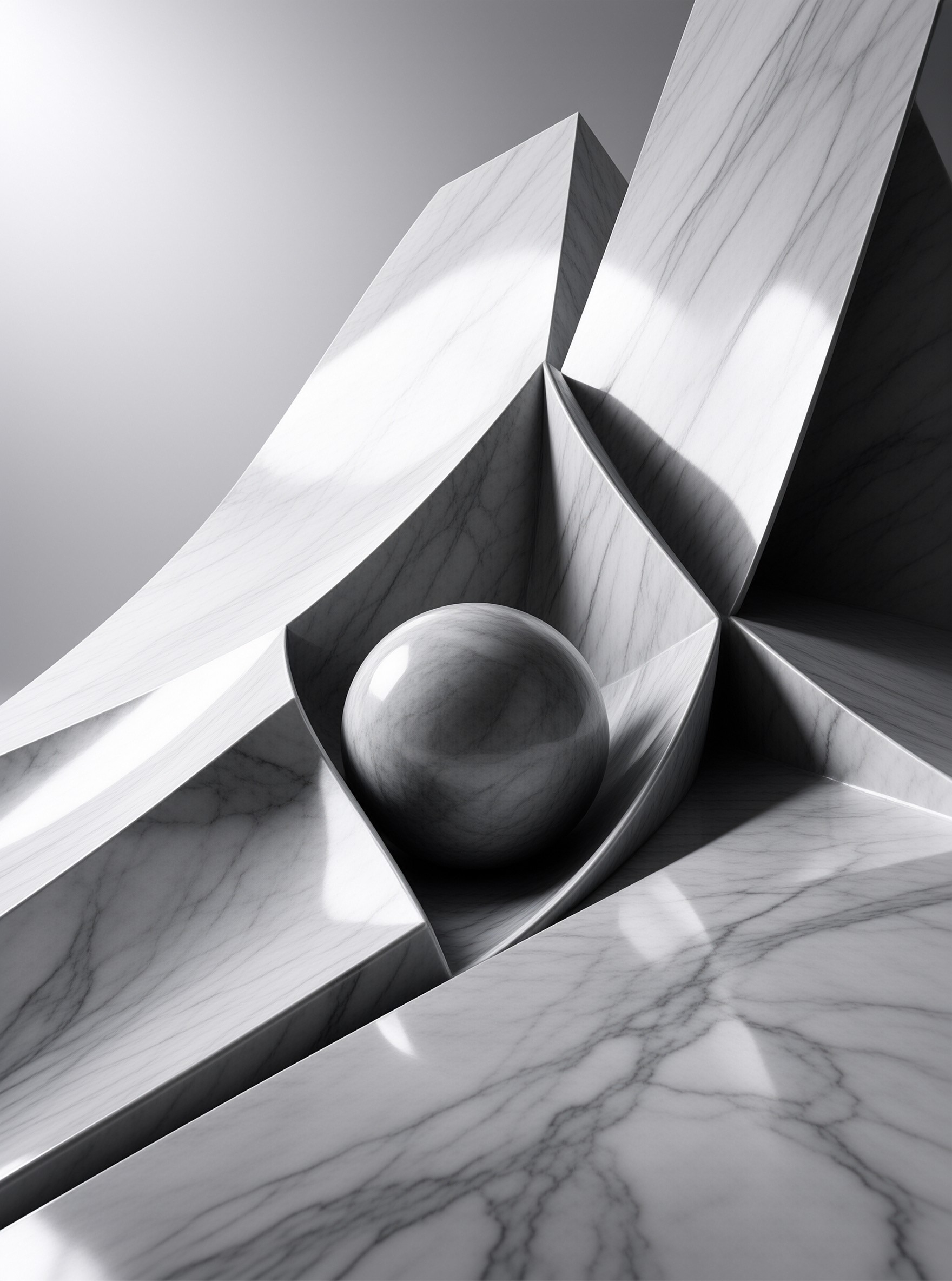Abstract Marble Geometry